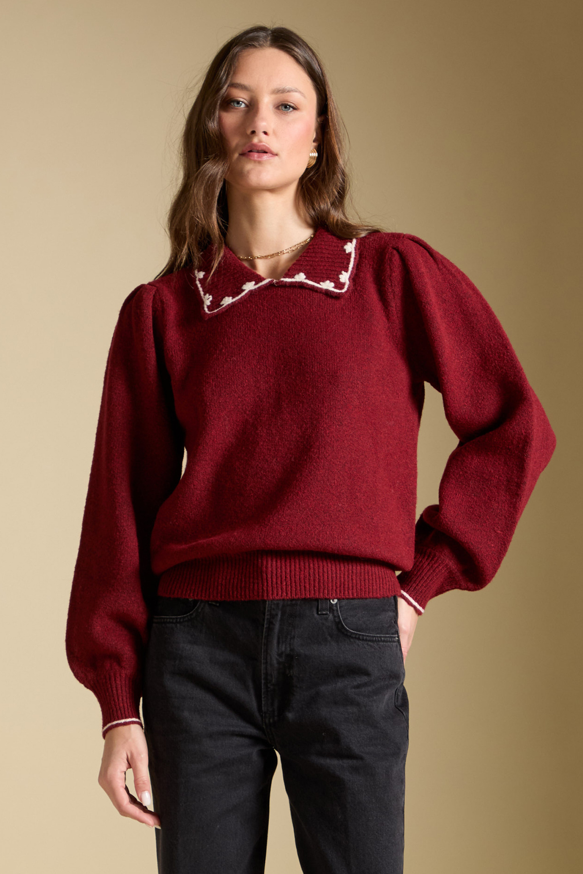 Finnian Garnet Sweater