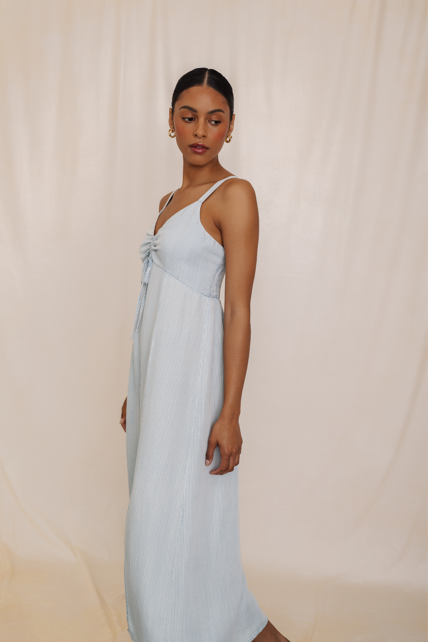 Renata Blue Stripe Dress