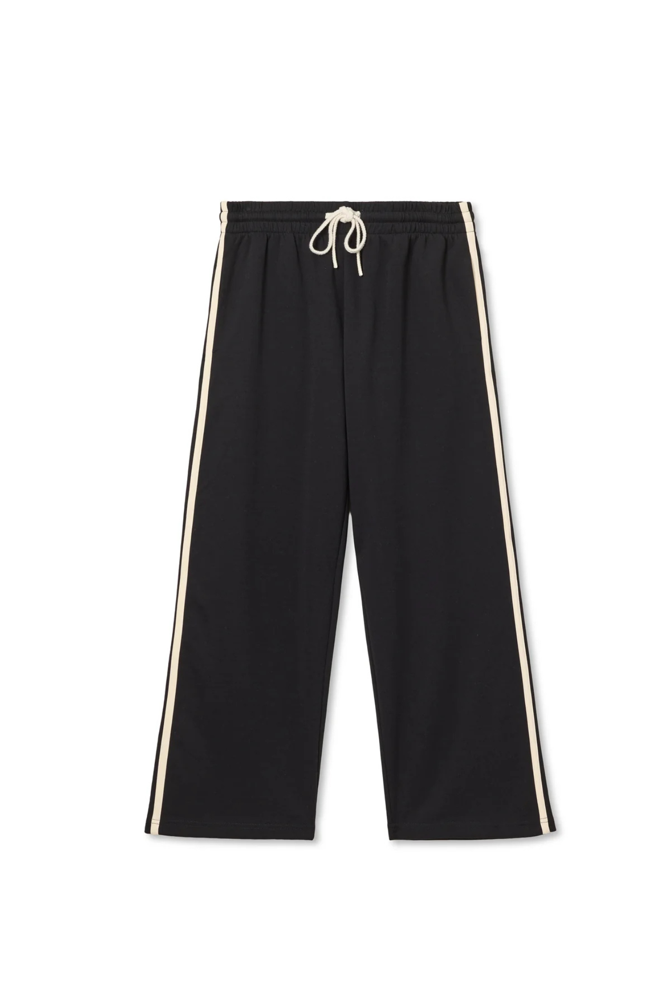 Claud Black Cropped Travel Track Pant