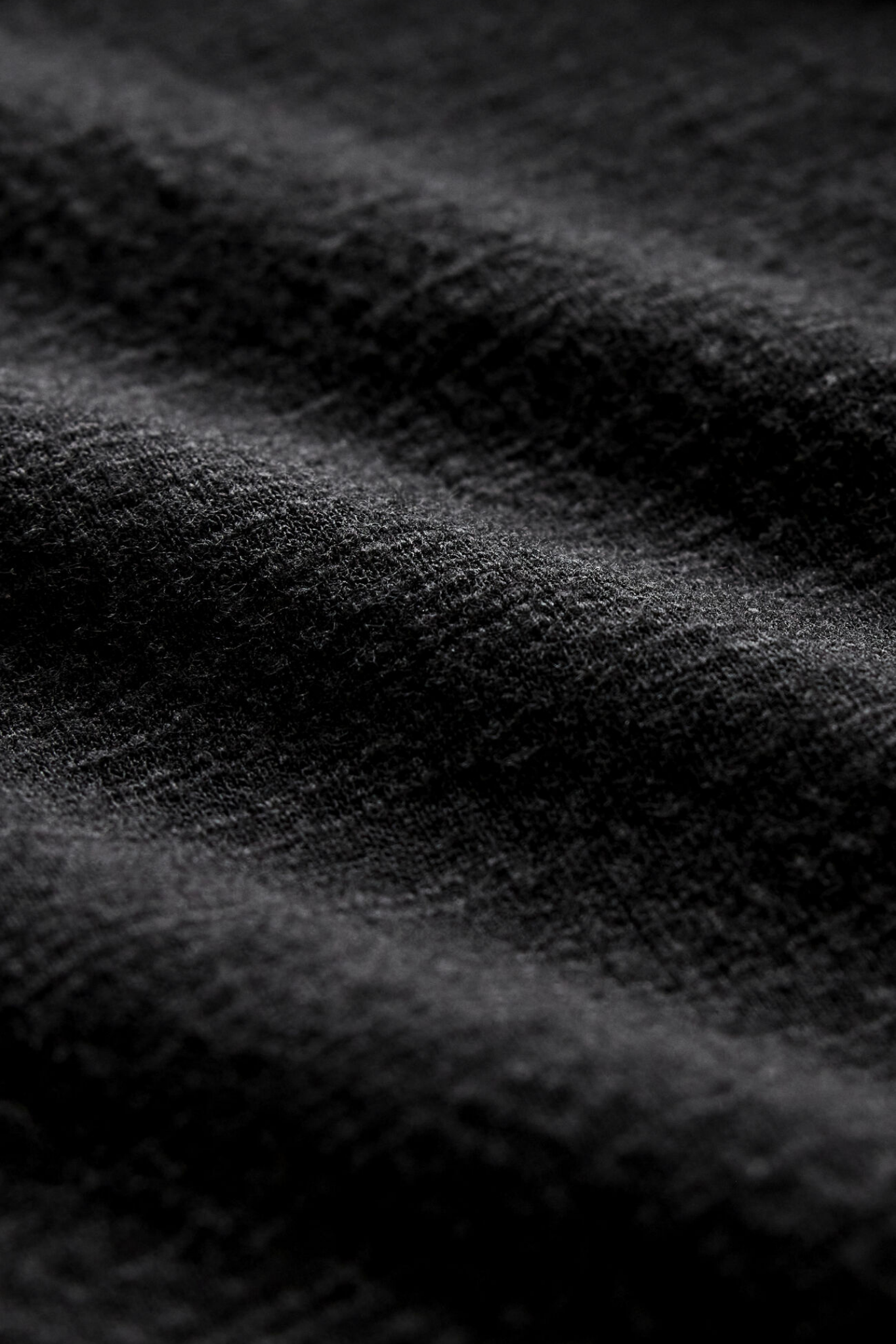 Scout Black Textured Slub Pant