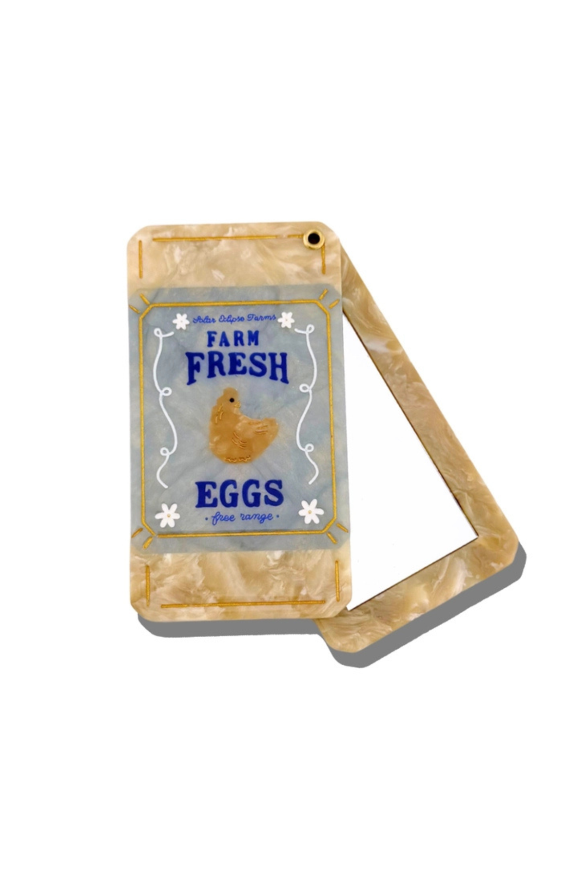 Farm Fresh Eggs Compact Mirror
