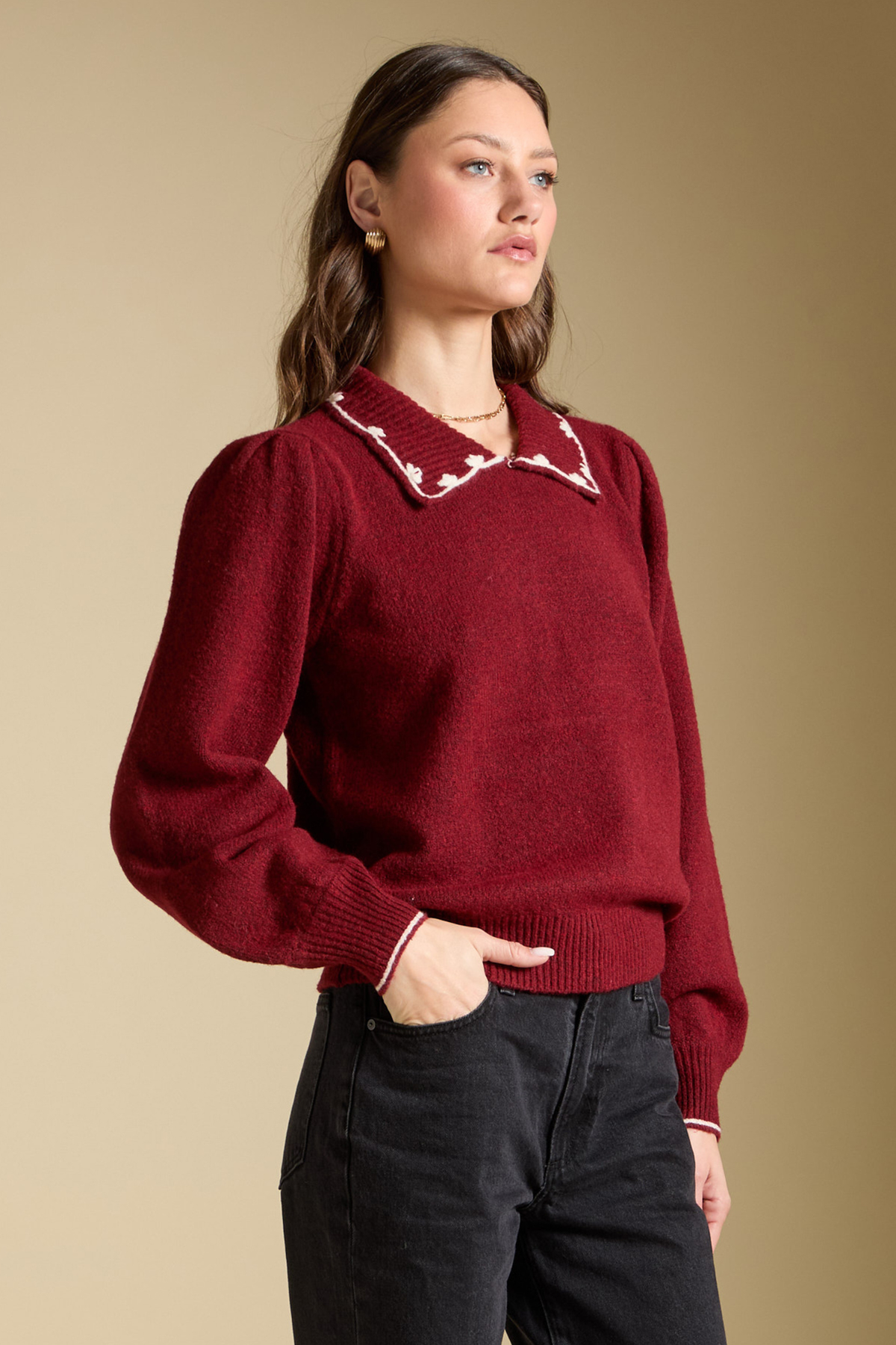 Finnian Garnet Sweater