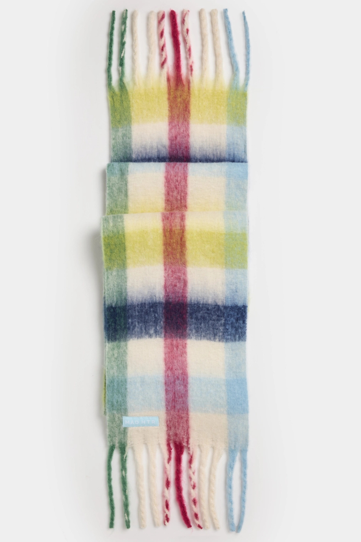 Multicolor Plaid Blanket Scarf