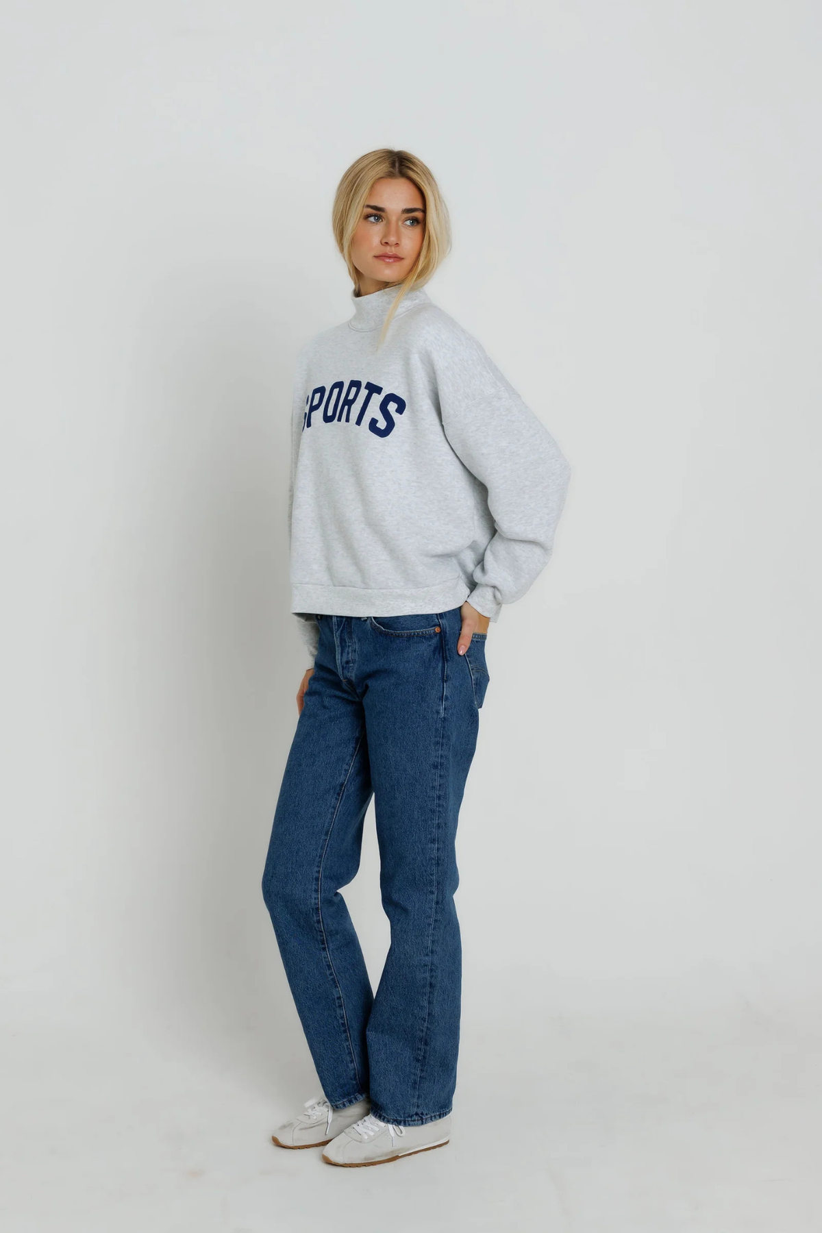 Sports Mockneck Pullover