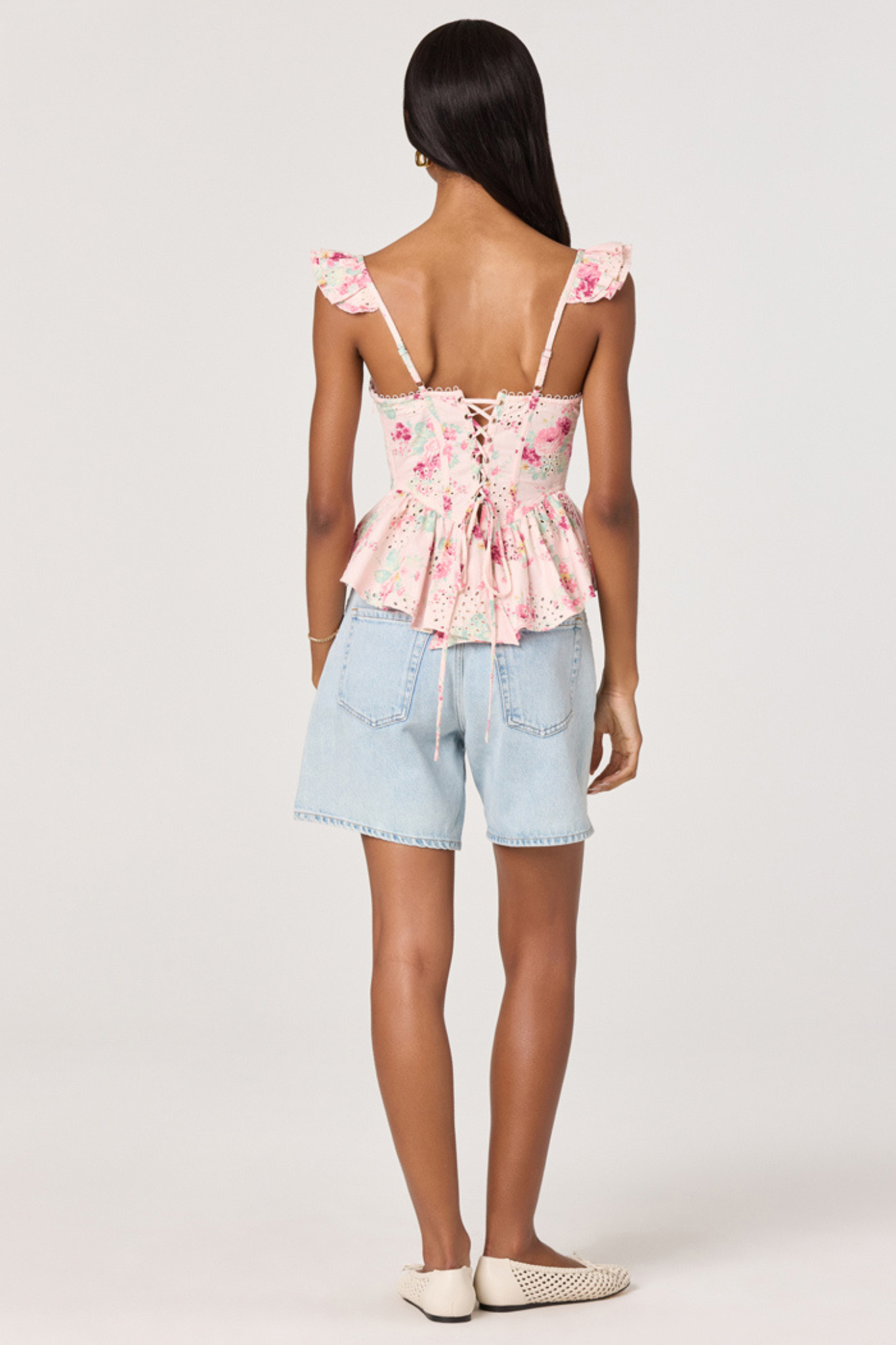 Baylin Pink Floral Tank