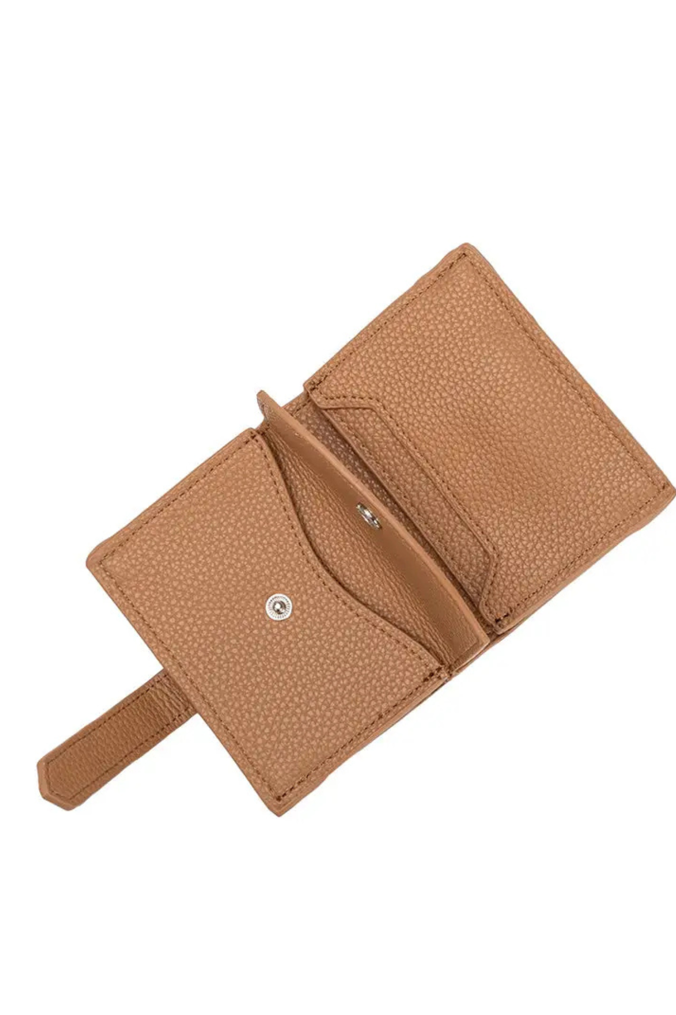 Pria Tan Card Case Wallet
