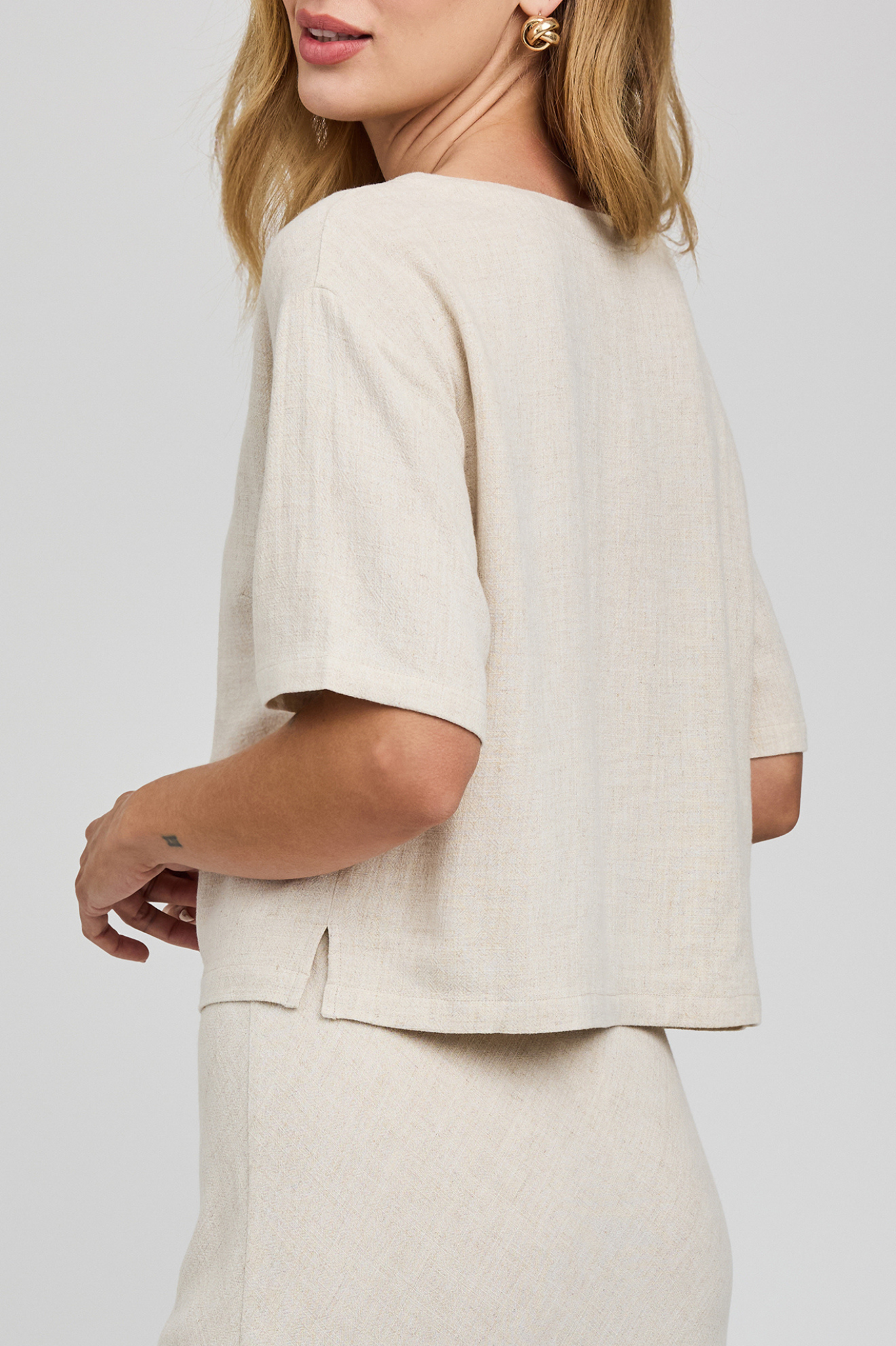 Gemini Linen Top
