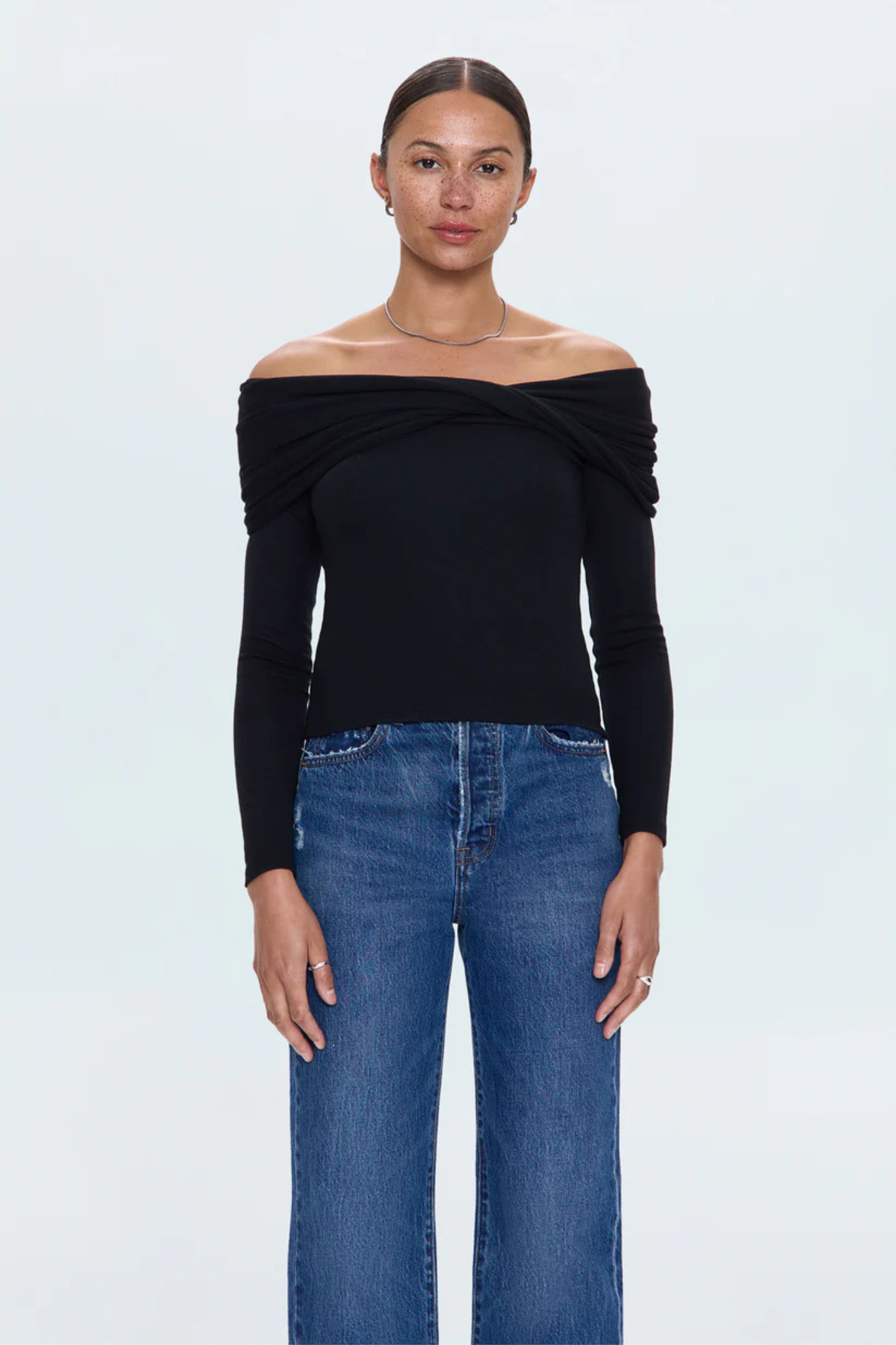 Lyra Noir Off The Shoulder Top
