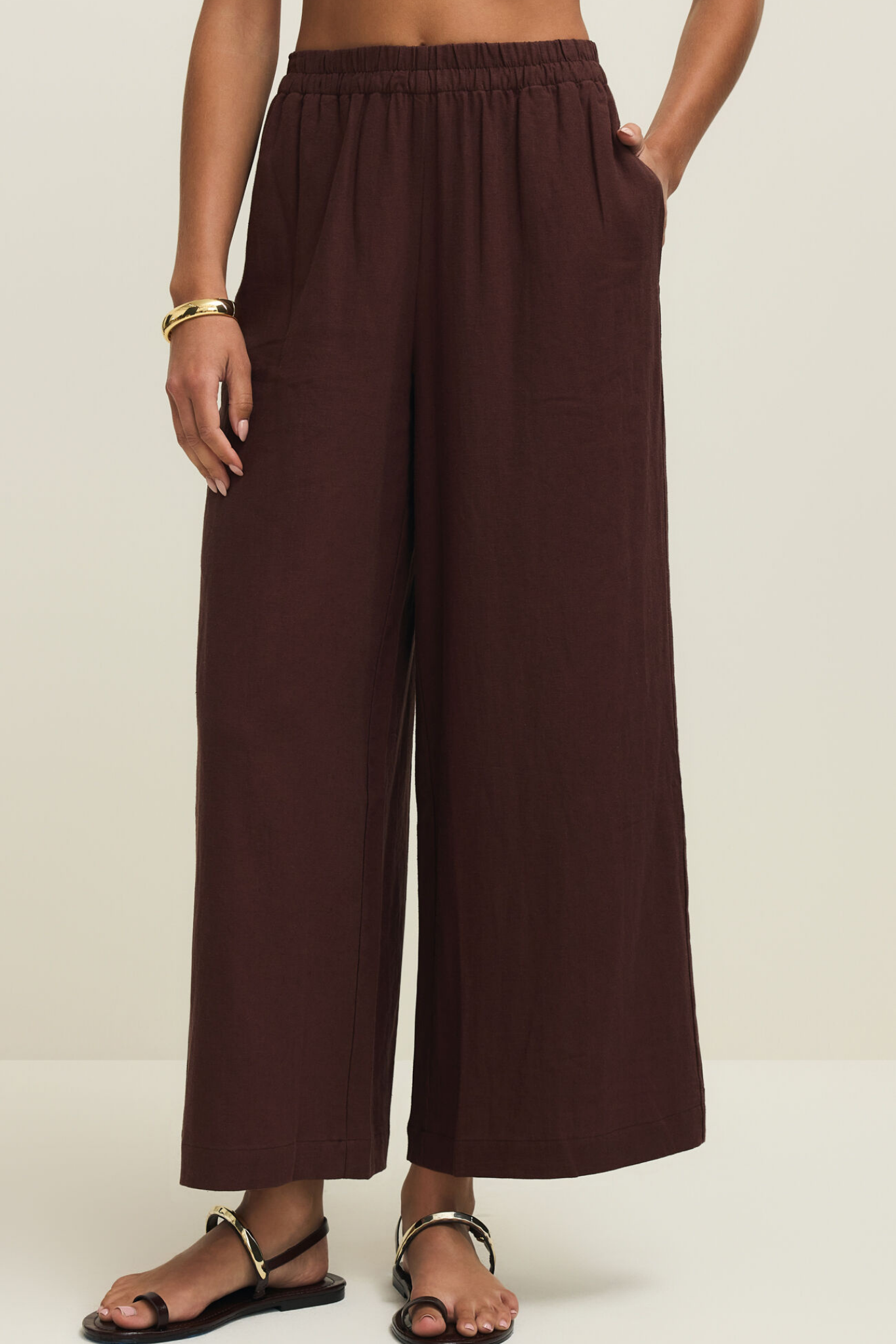 Scout Chocolate Linen Pant