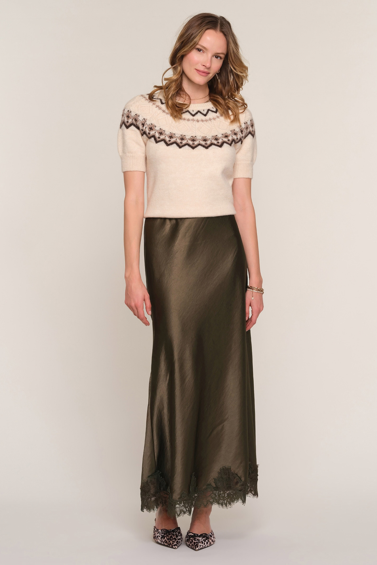 Mara Olive Skirt