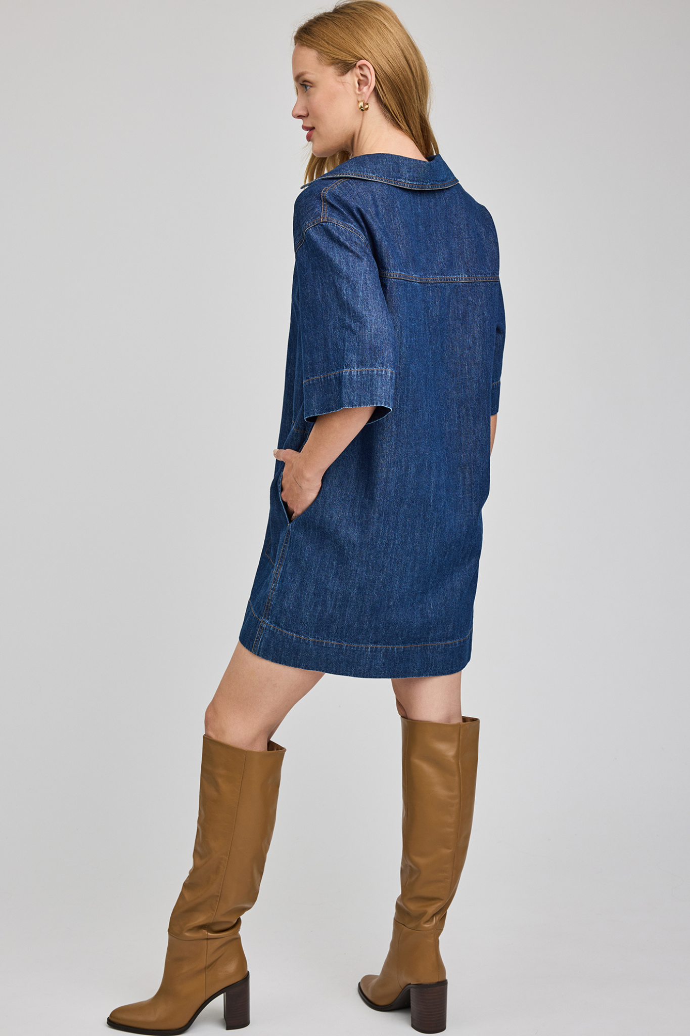 Evelina Denim Dress