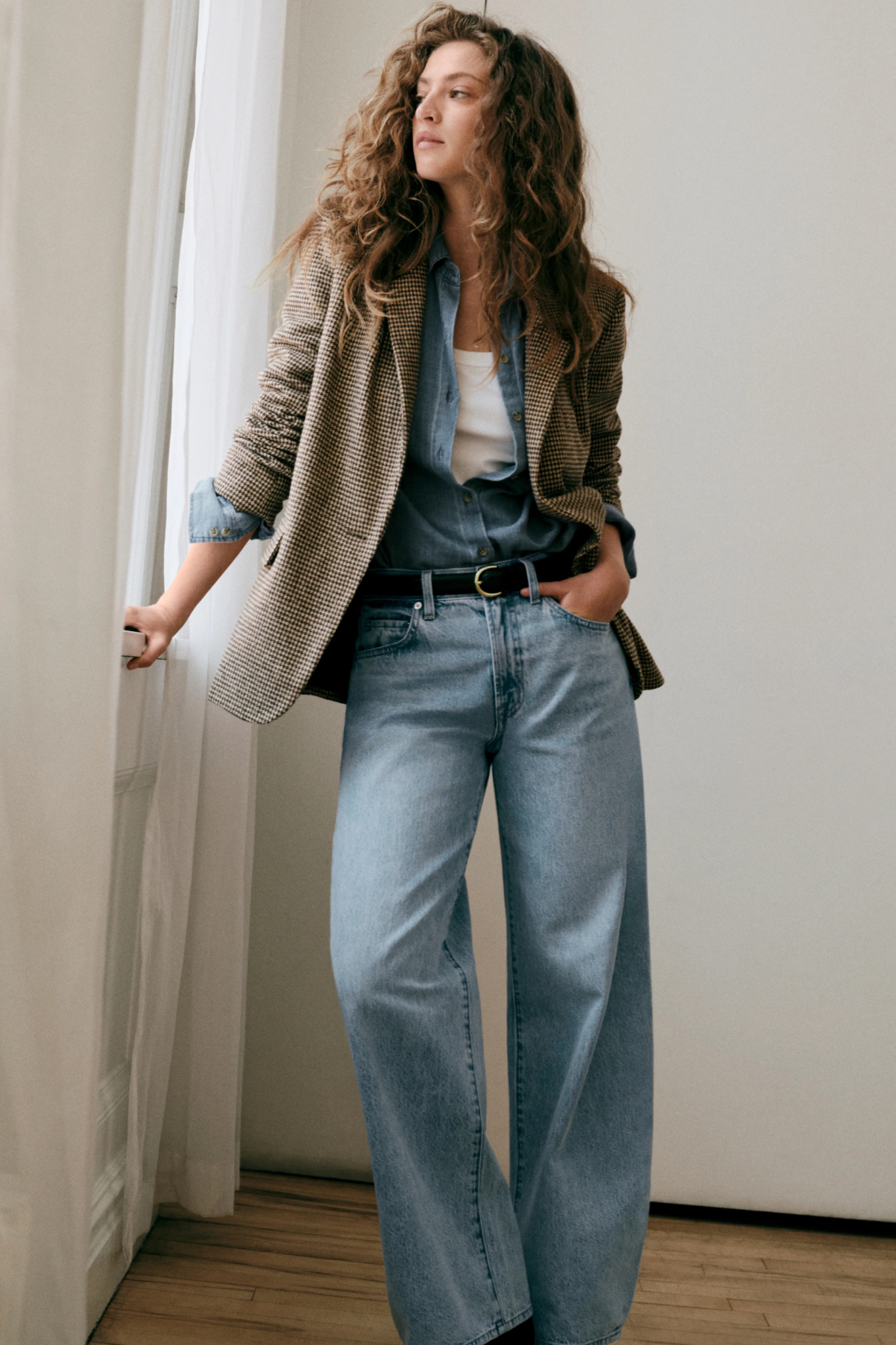 Show Off Indigo Bloom High Rise Bowed