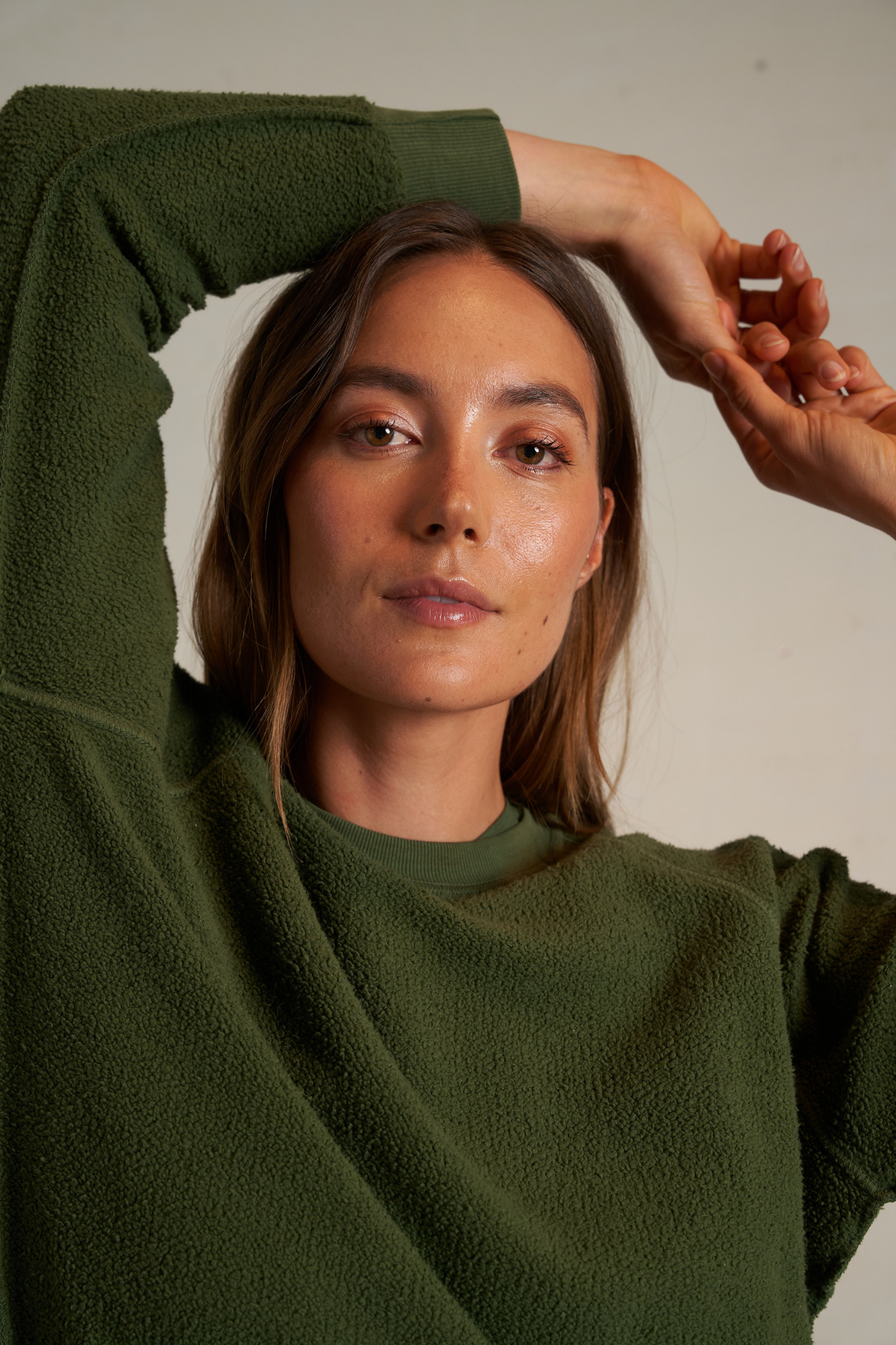 Ziggy Fern Green Inside Out Pullover