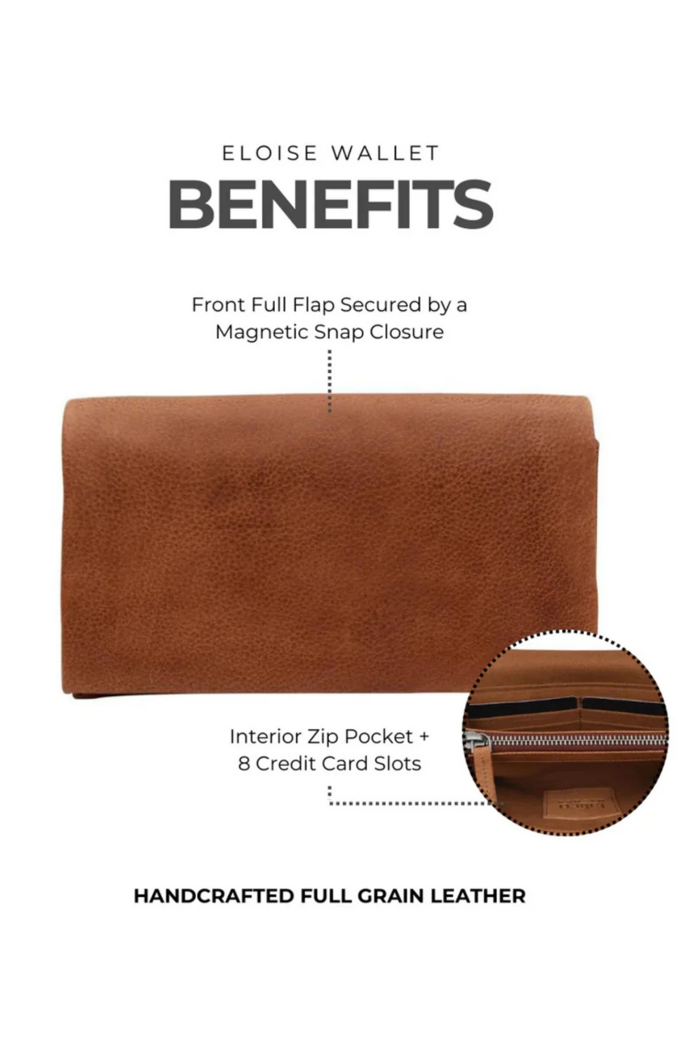 Eloise Oat Leather Wallet