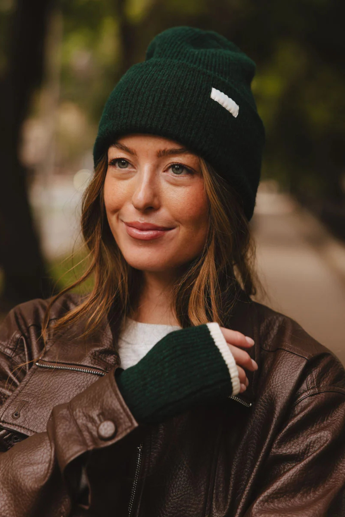 Green Wrist Warmers