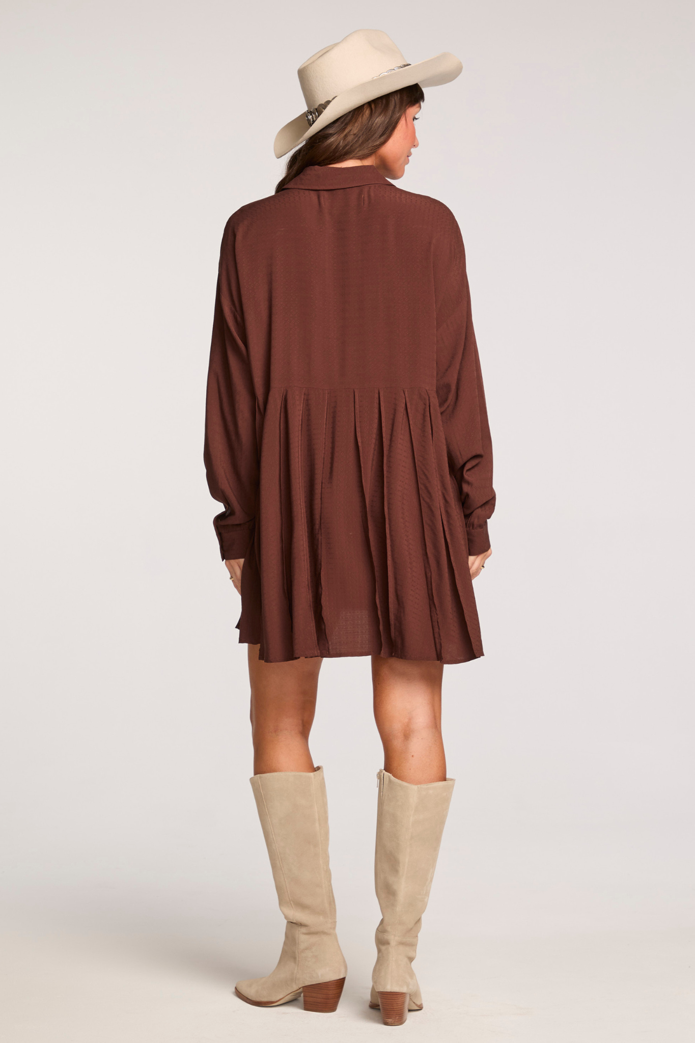 Aurellia Chocolate Mini Dress