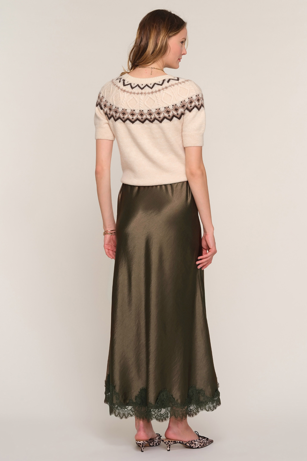 Mara Olive Skirt
