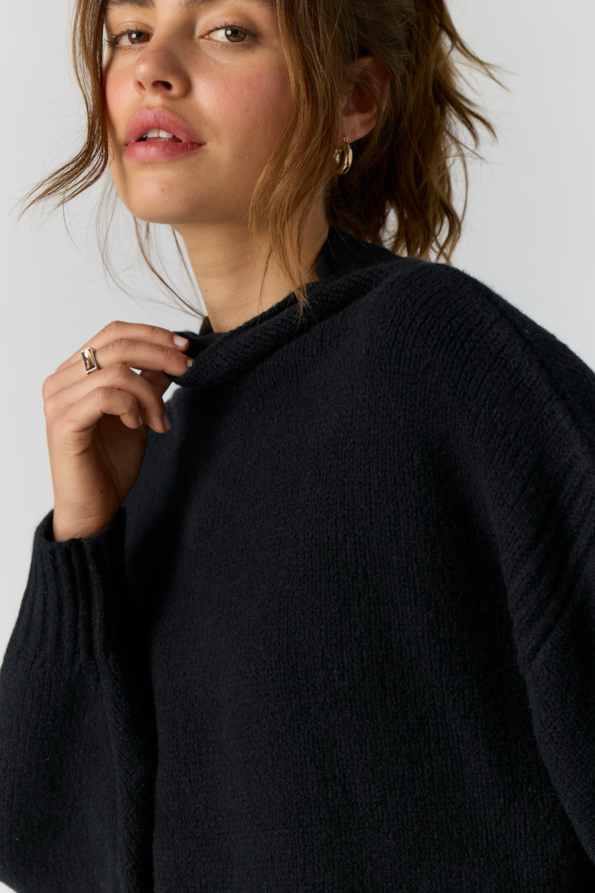 Beaumont Black Tunic Sweater