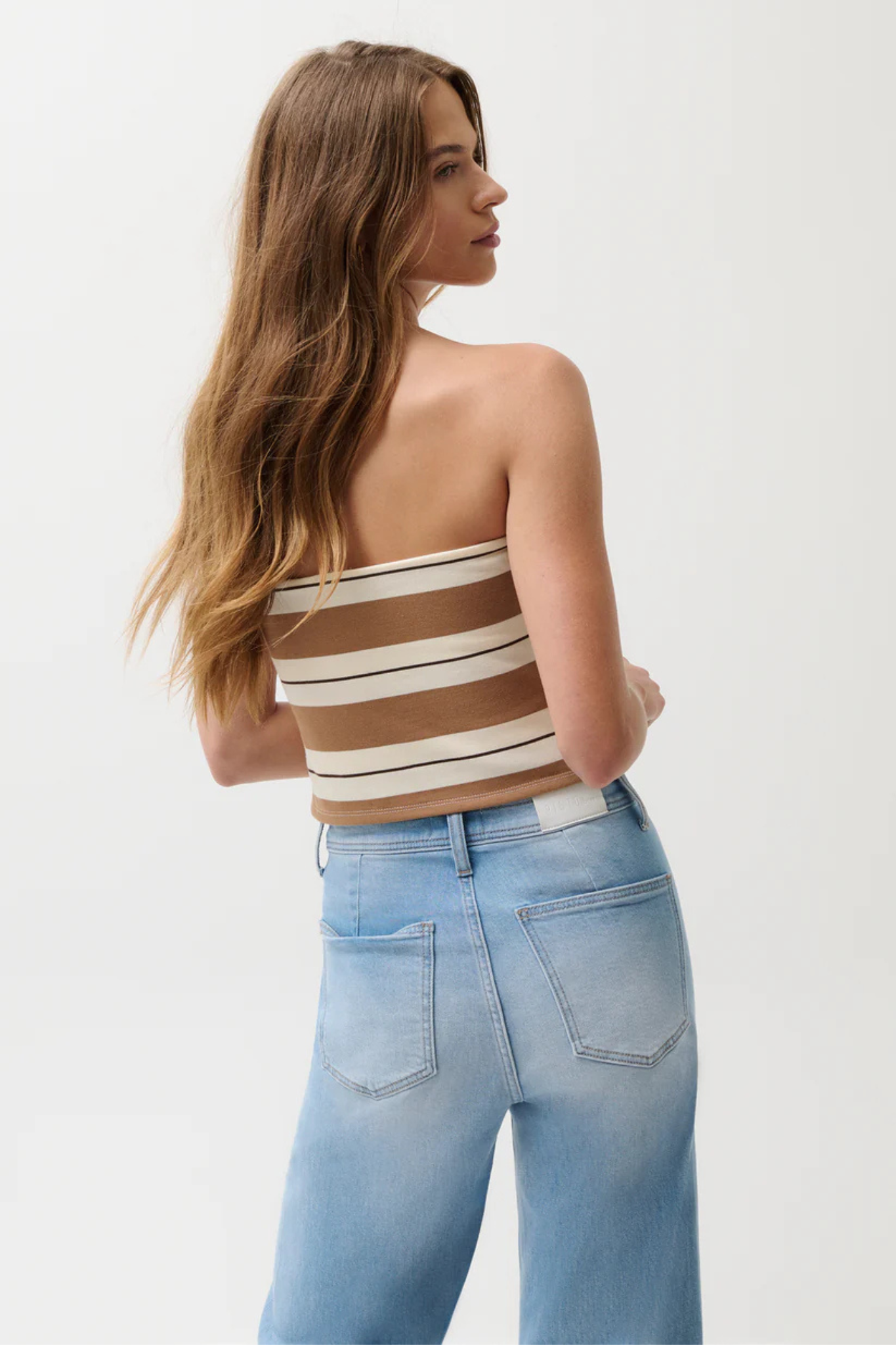 Beverly Desert Stripe Tube Top