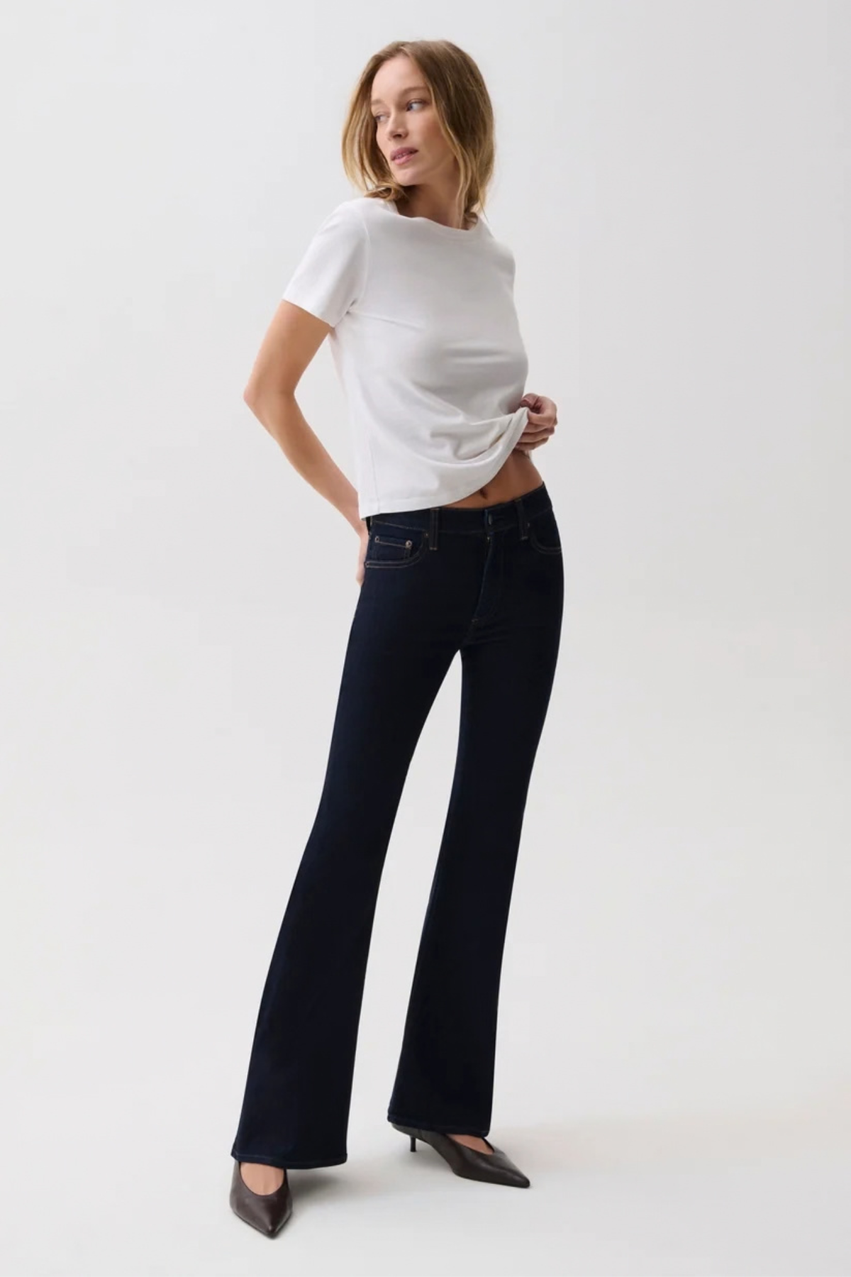 Kinsley Night Mid Rise Flare