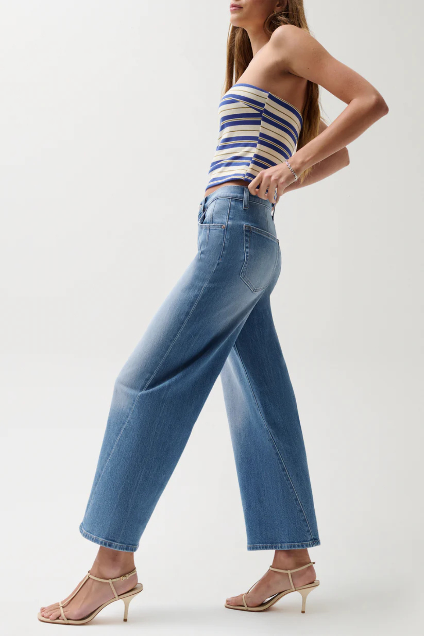 Kyra Hidden Gem High Rise Bowed Ankle