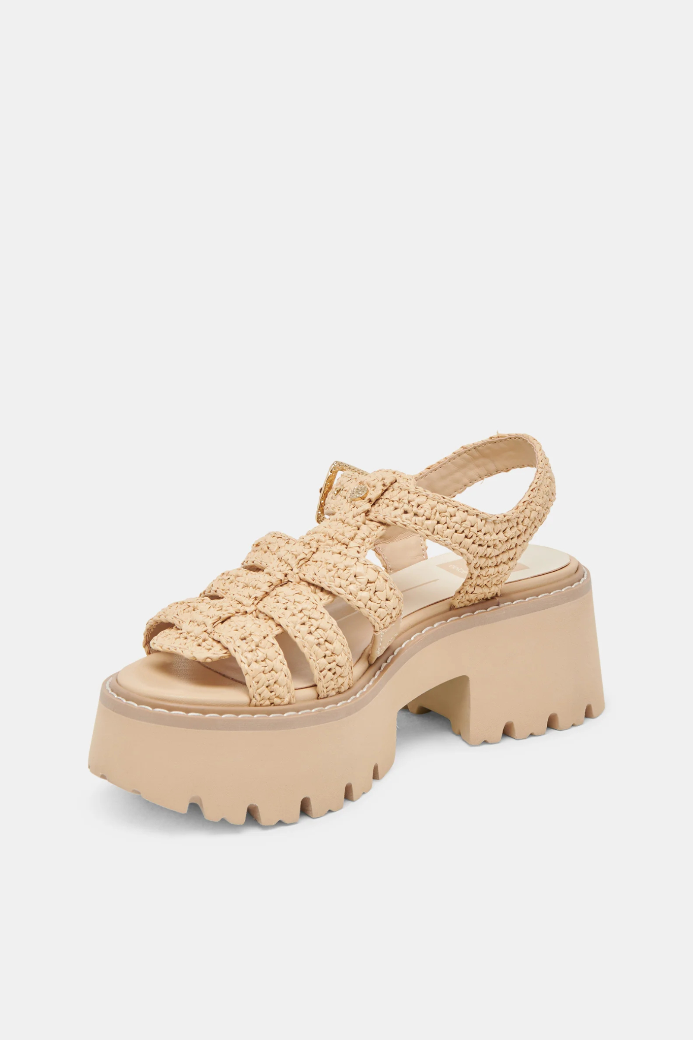 Latice Natural Knit Sandal