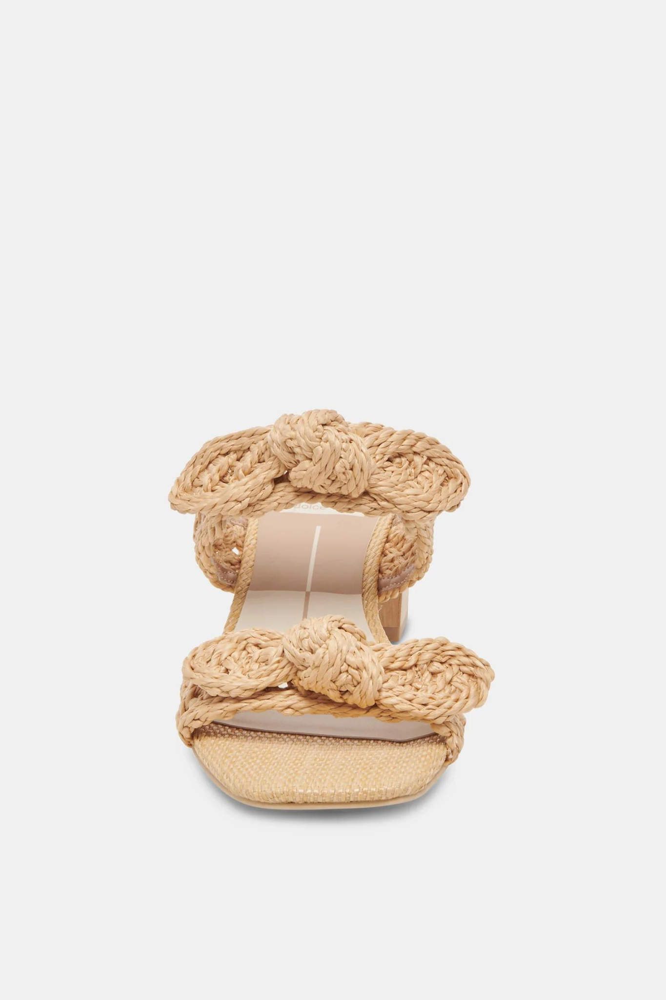 Zemmie Natural Raffia Heel - Last One (Size 10)
