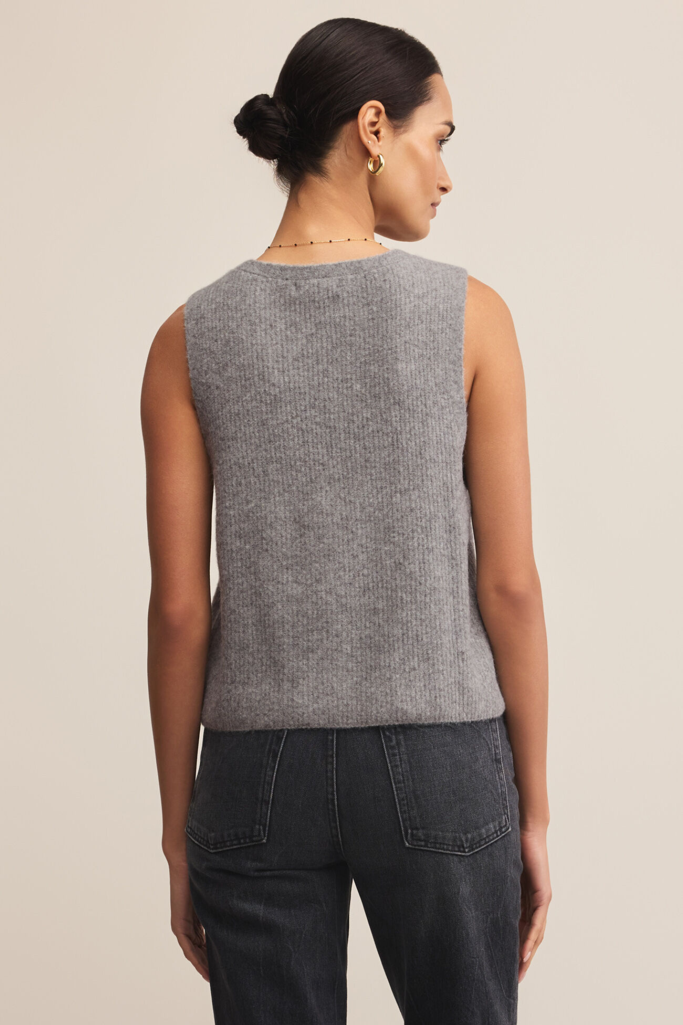 Bryce Heather Grey Sweater Vest