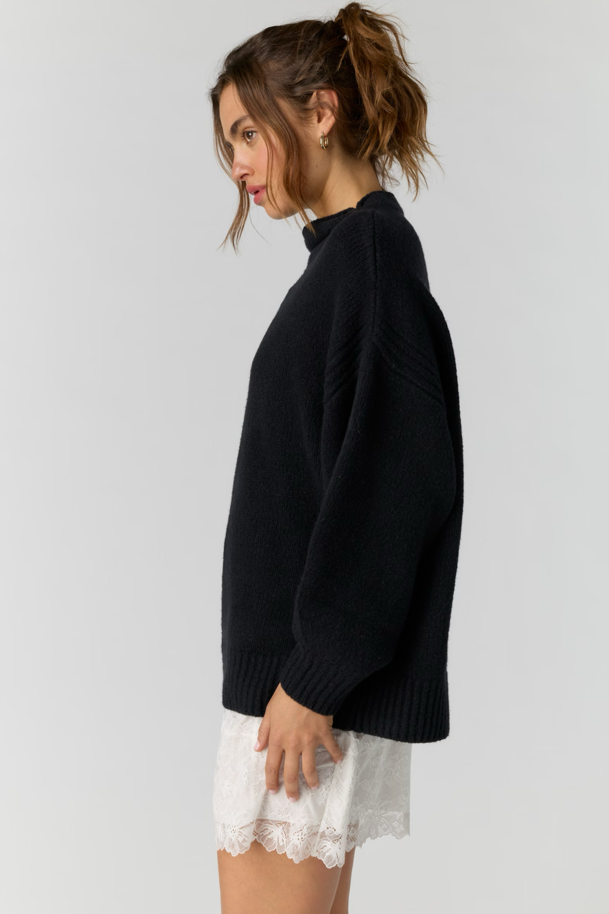 Beaumont Black Tunic Sweater