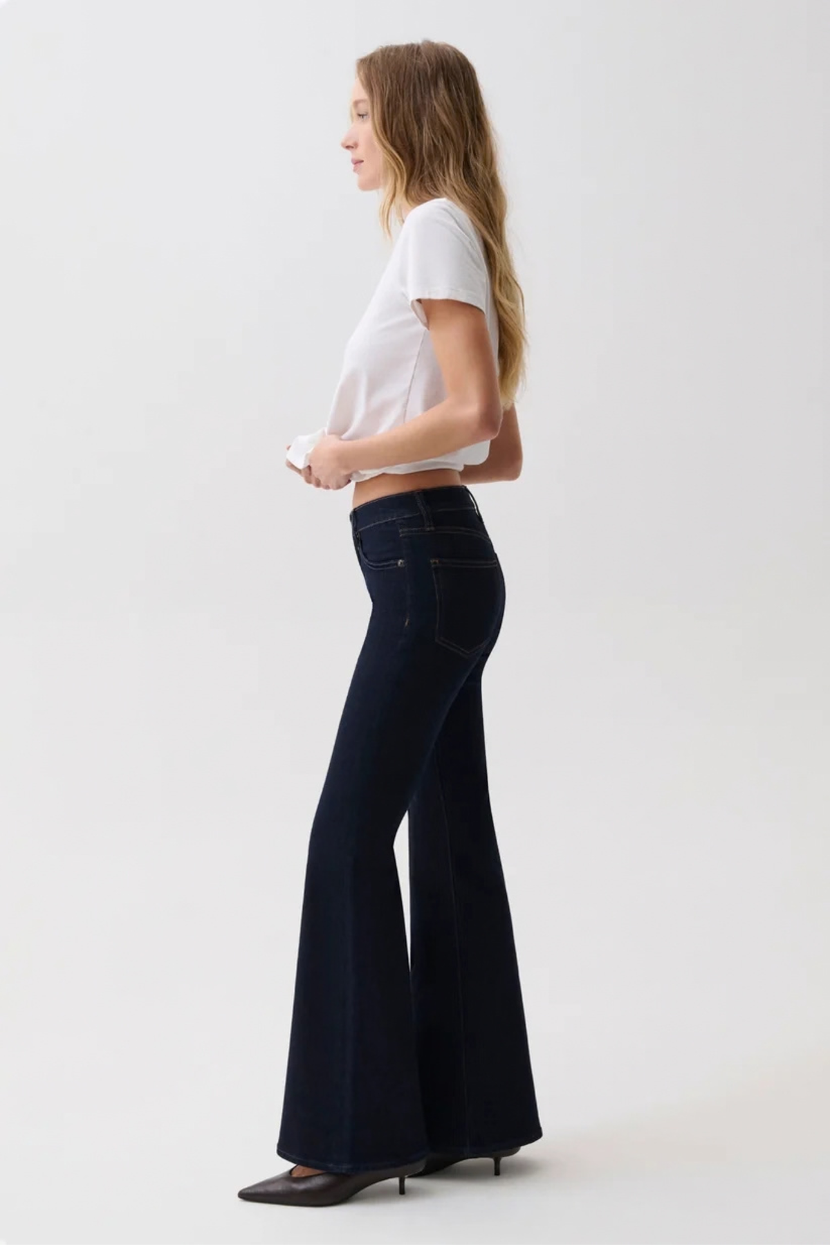Kinsley Night Mid Rise Flare