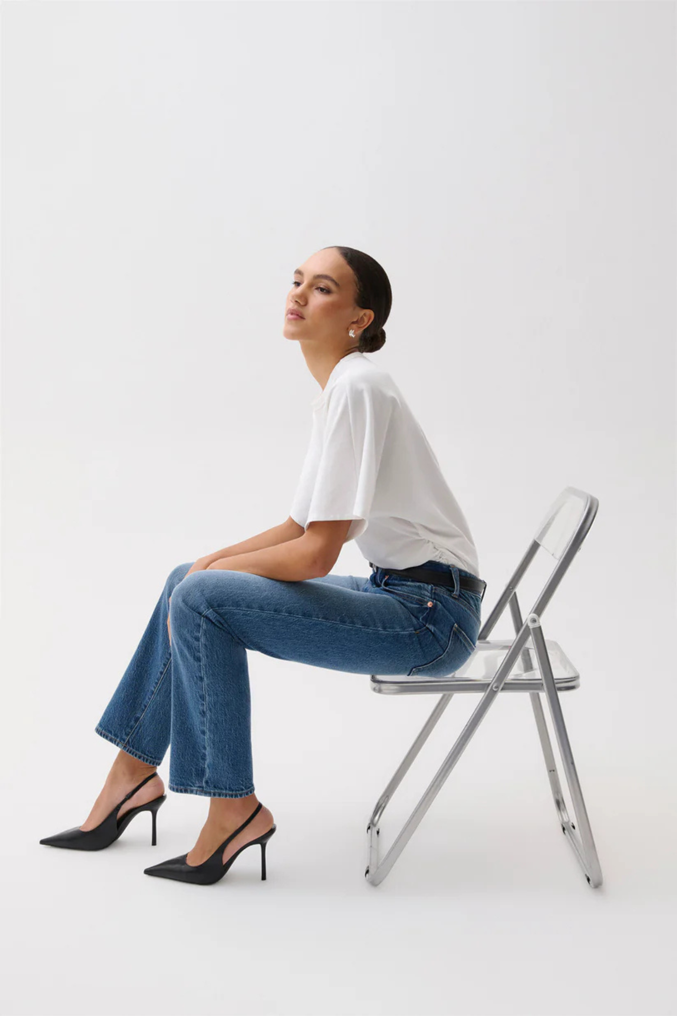 Aleks Sea Salt Mid Rise Straight