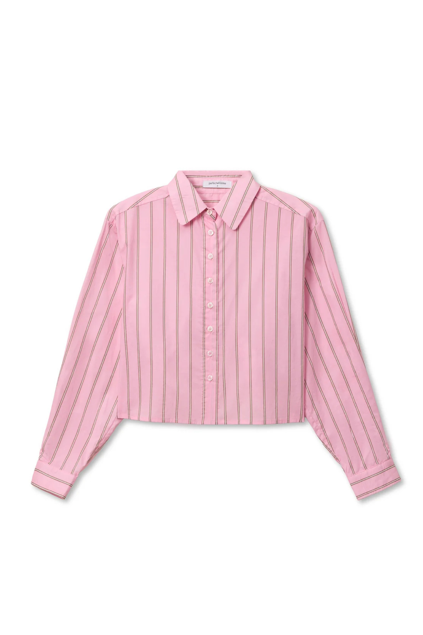 Naomi Sugar Pink Stripe Button Up