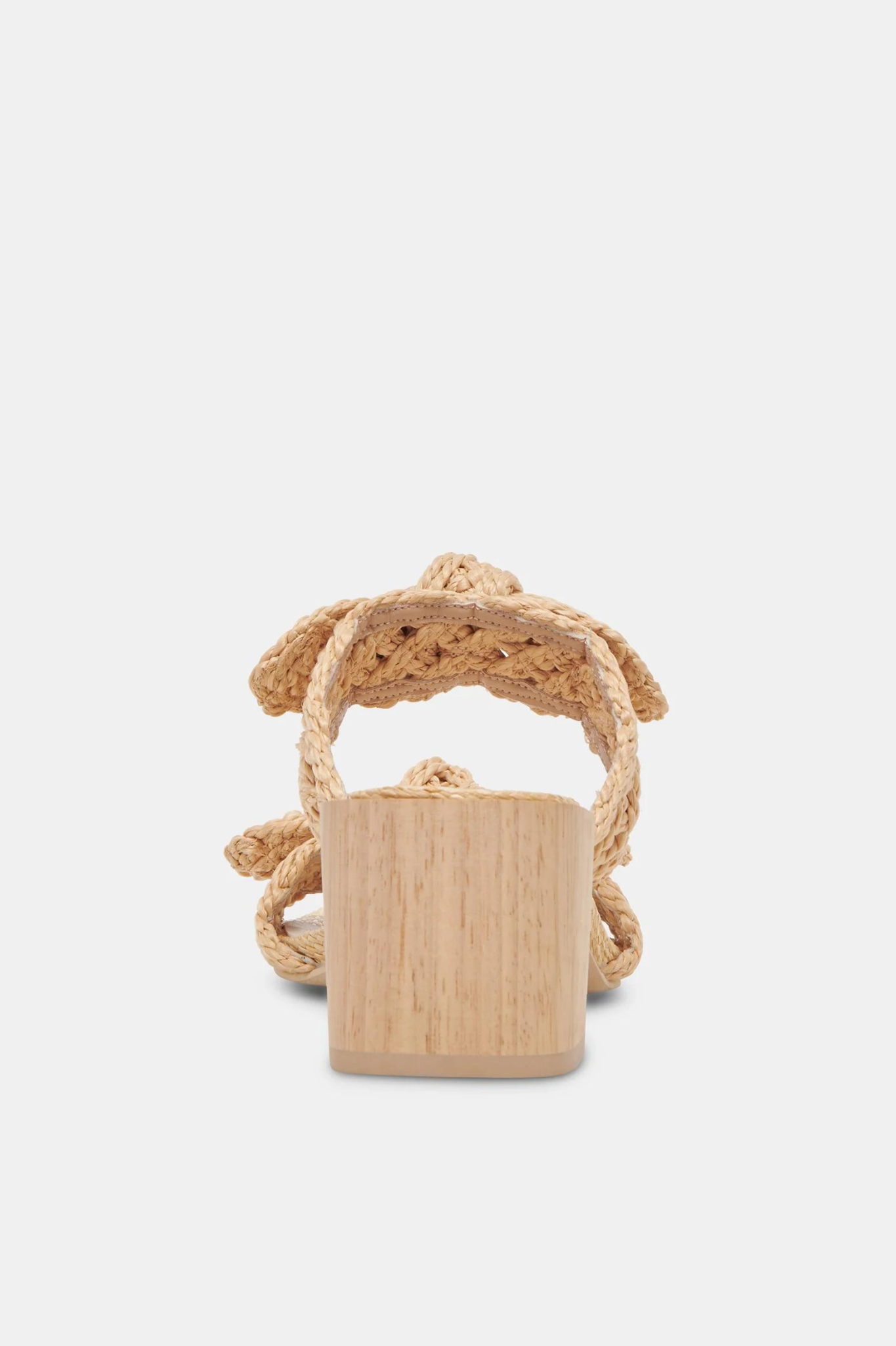 Zemmie Natural Raffia Heel - Last One (Size 10)