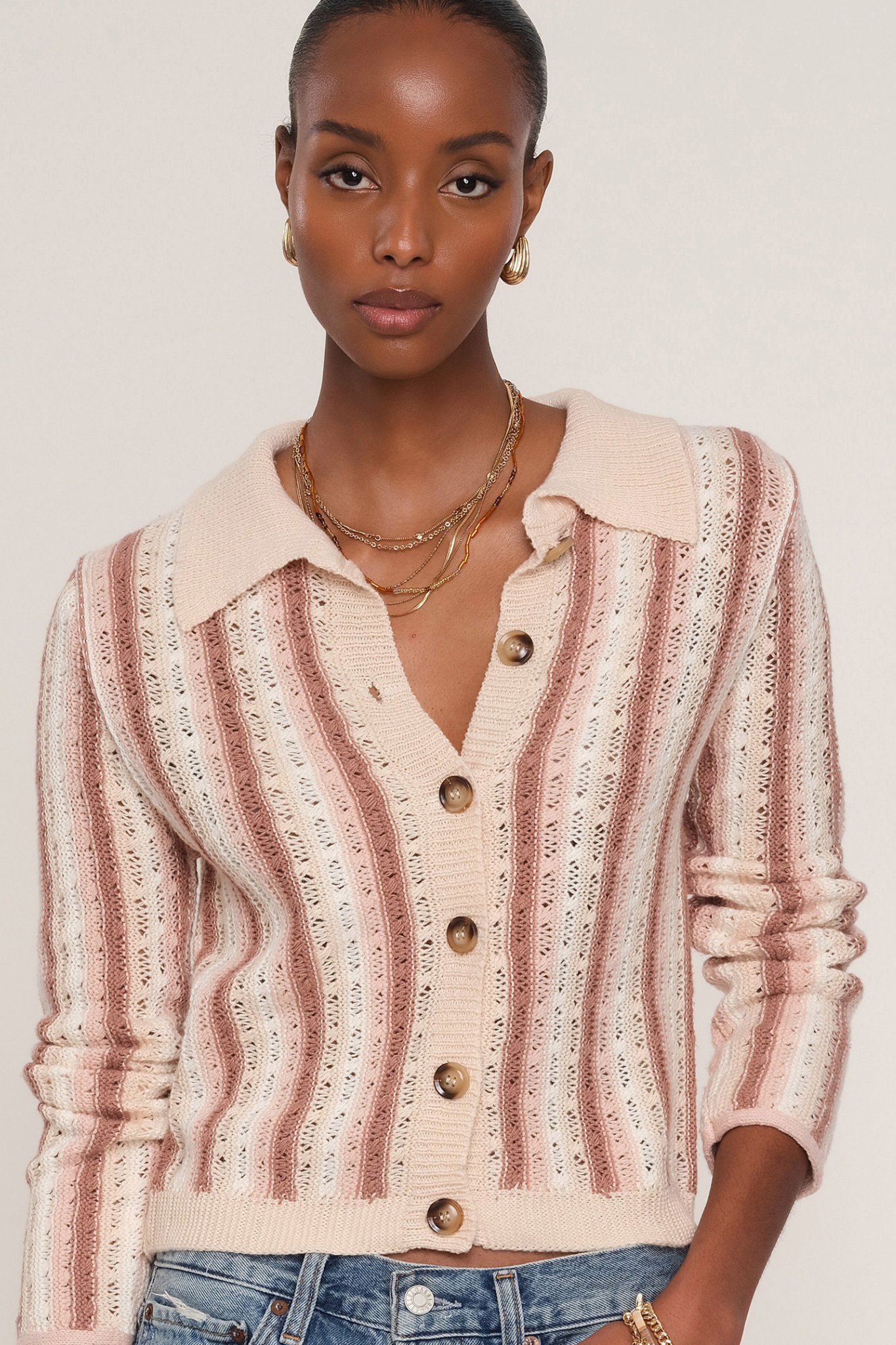 Ibiza Striped Cardigan