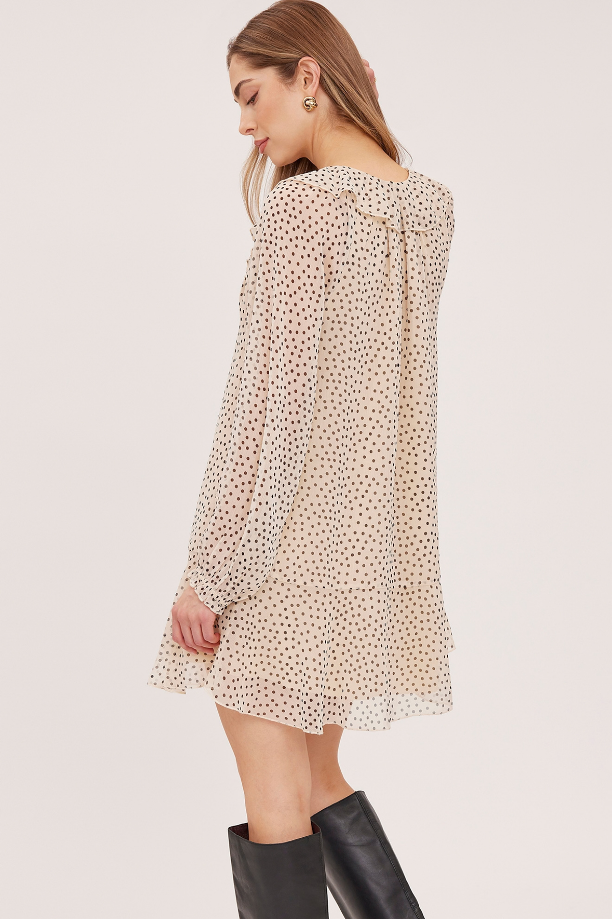 Esmeralda Cream Mini Dress