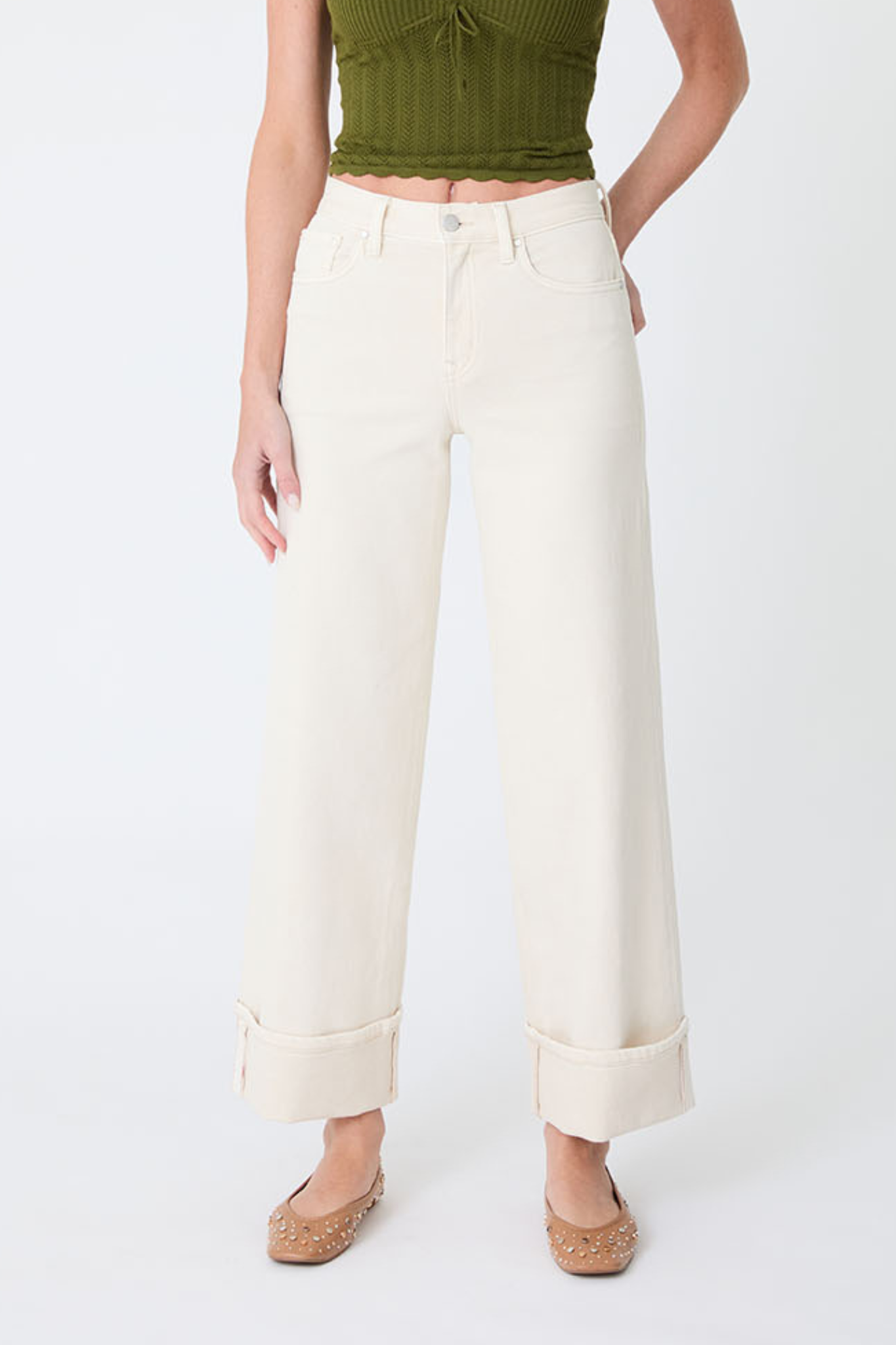 Selvedge Ecru Wide Cuff