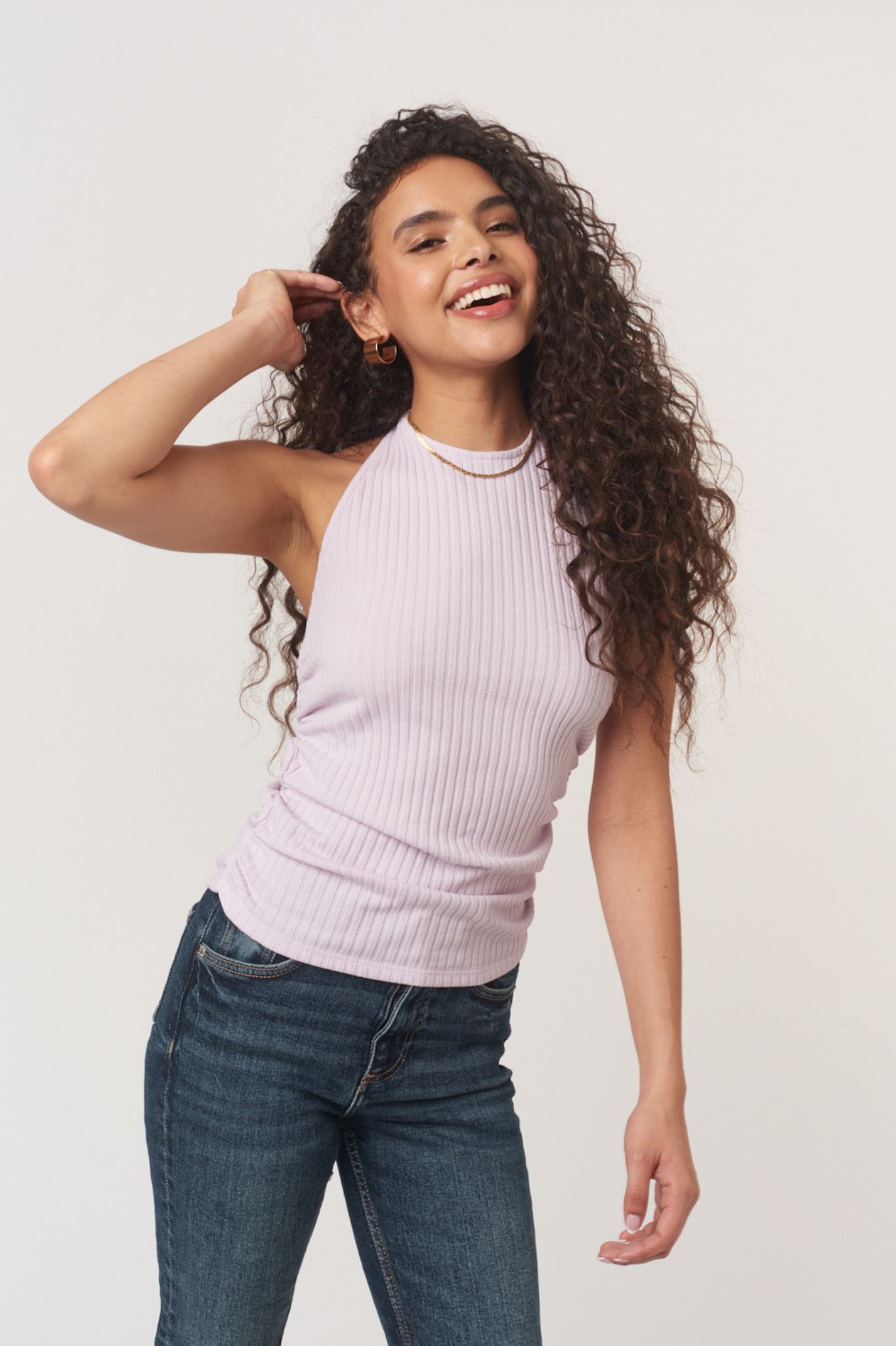 After The Rain Frosted Violet Halter