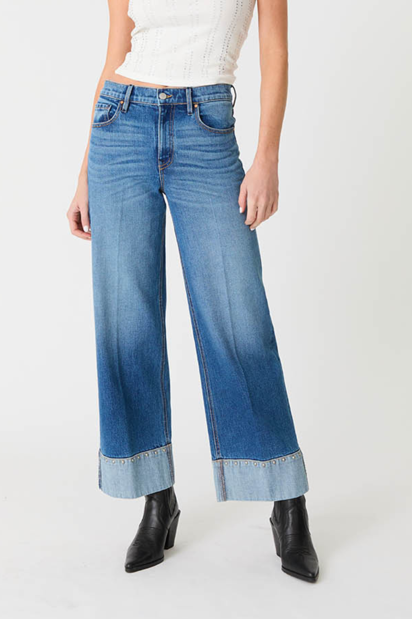 Parker Blue Moment Studded Cuffed