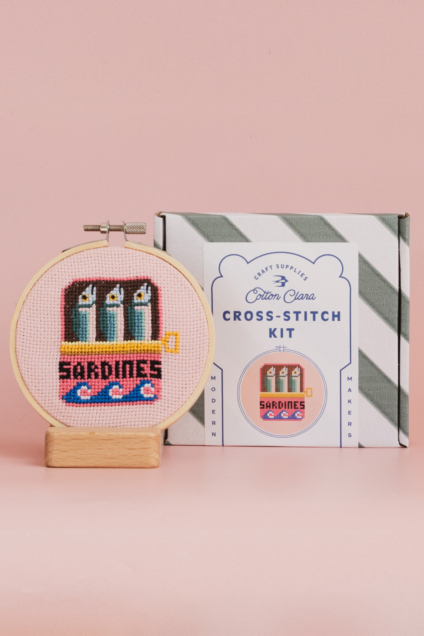 Sardines Cross Stitch Kit