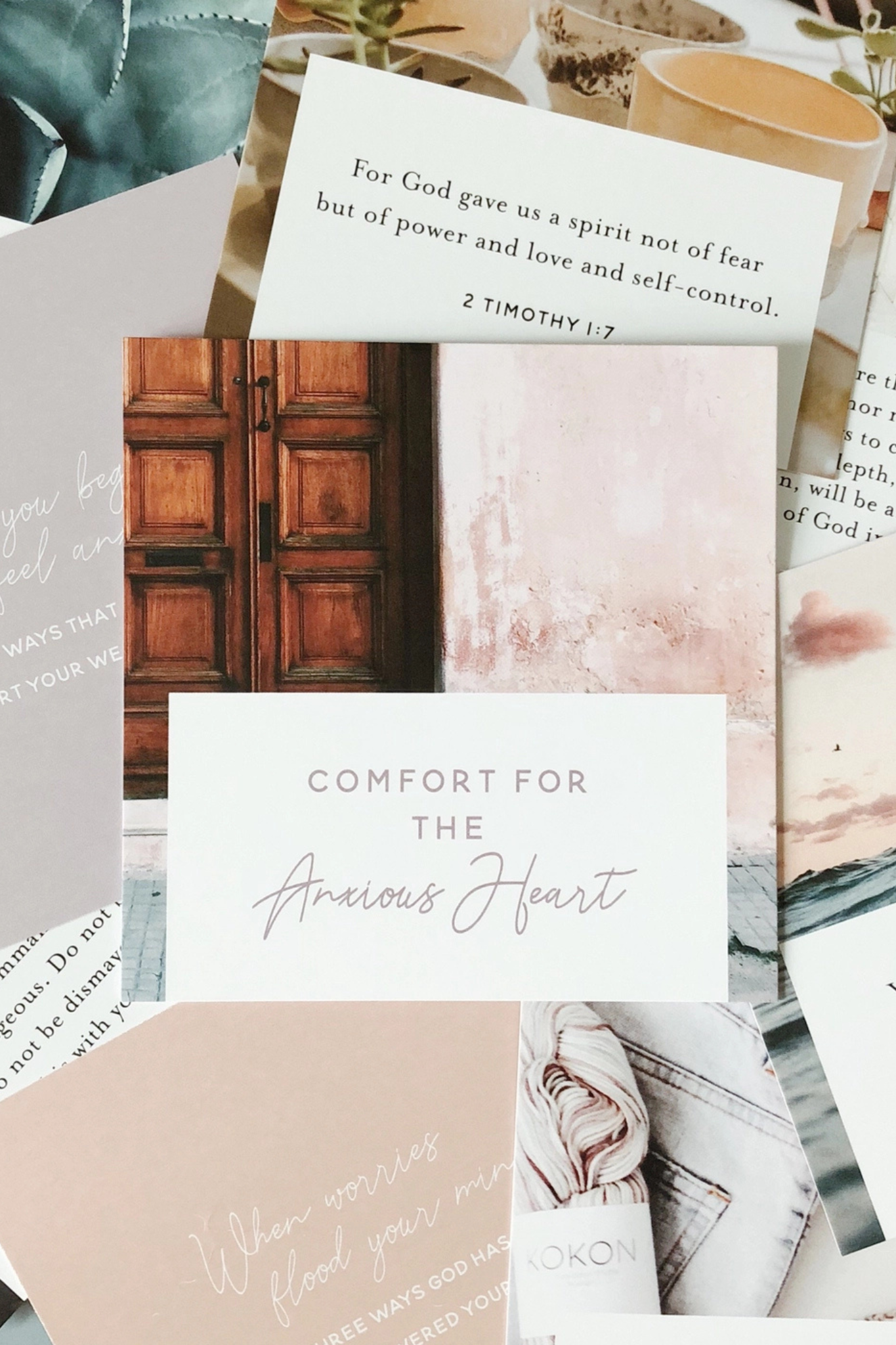 Comfort for the Anxious Heart Verse Cards
