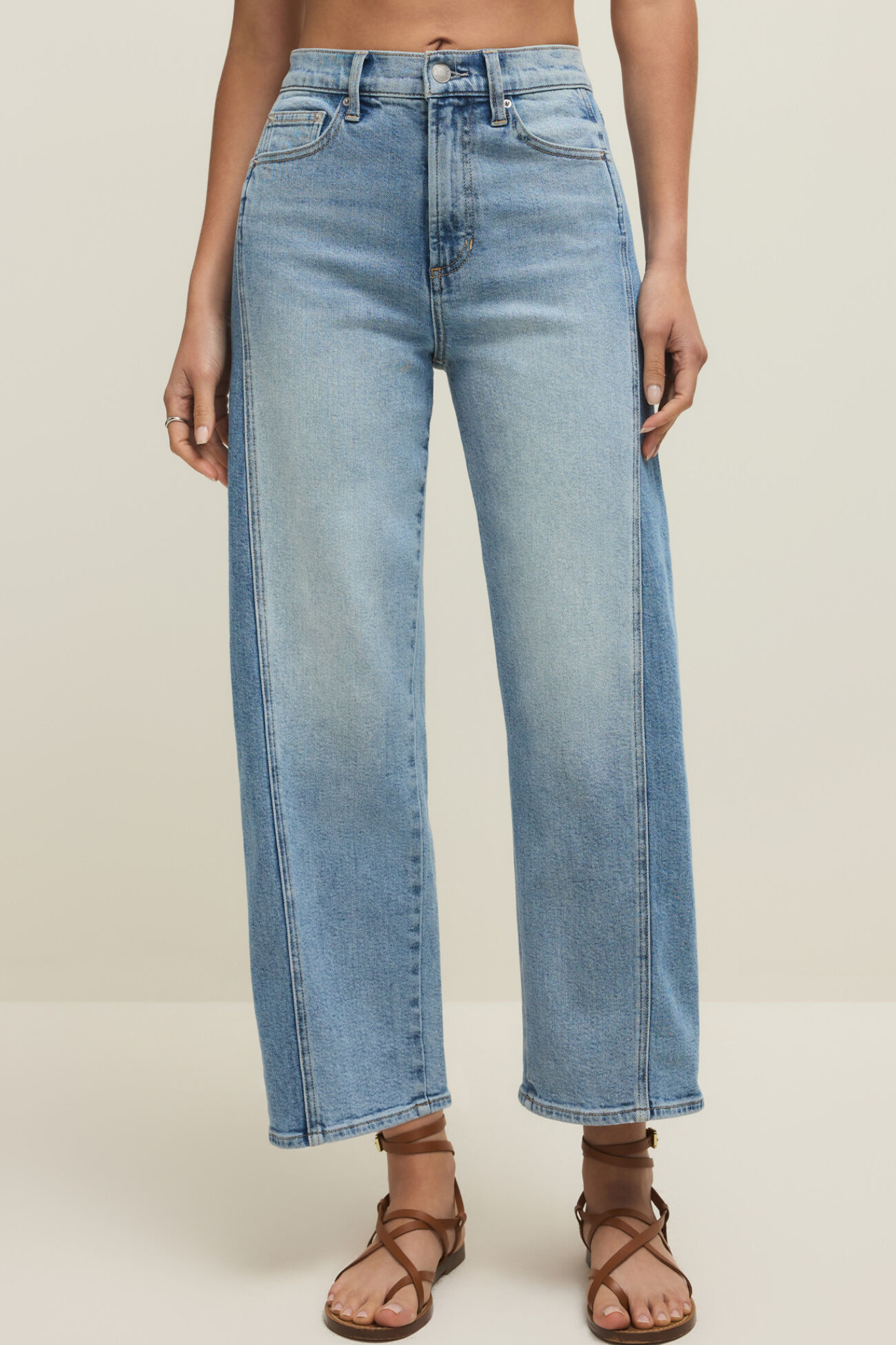 Luna Utopia High Rise Crop Bowed