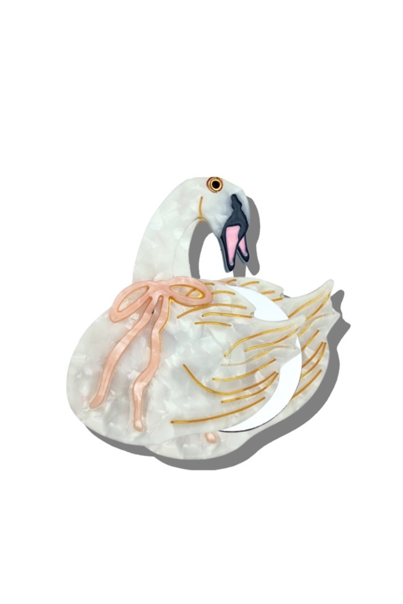 Swan Compact Mirror