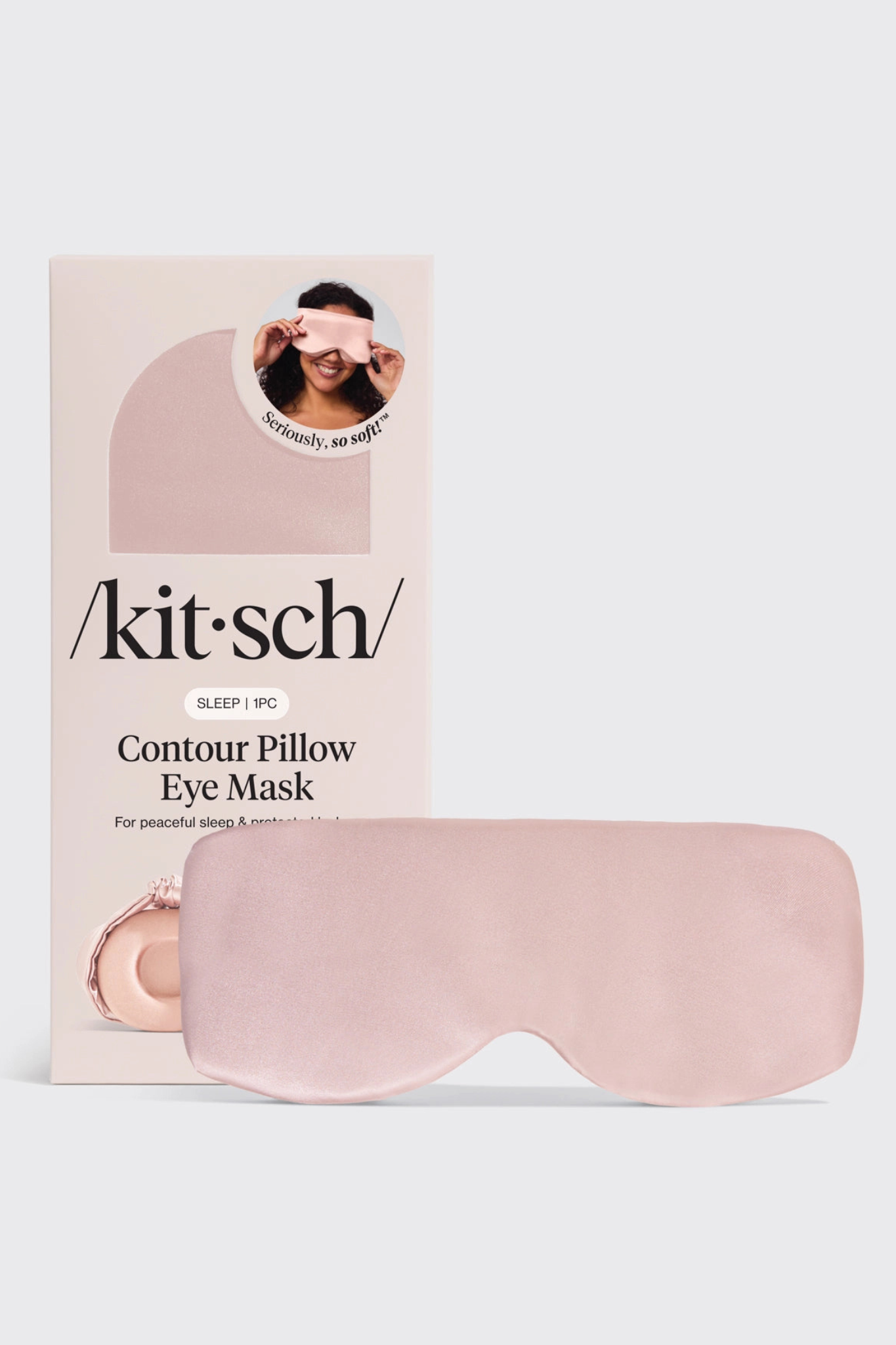 Blush Contour Pillow Eye Mask