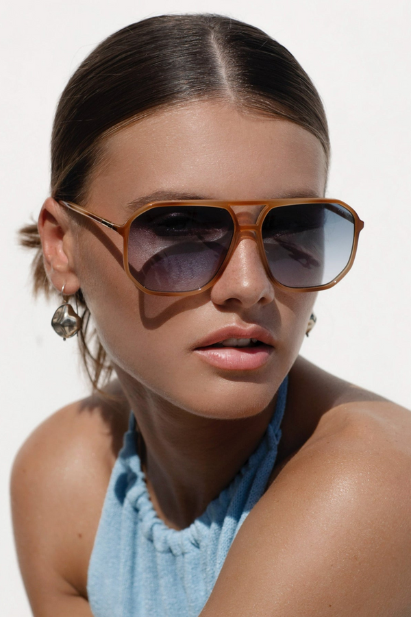 Billie Light Brown Sunglasses