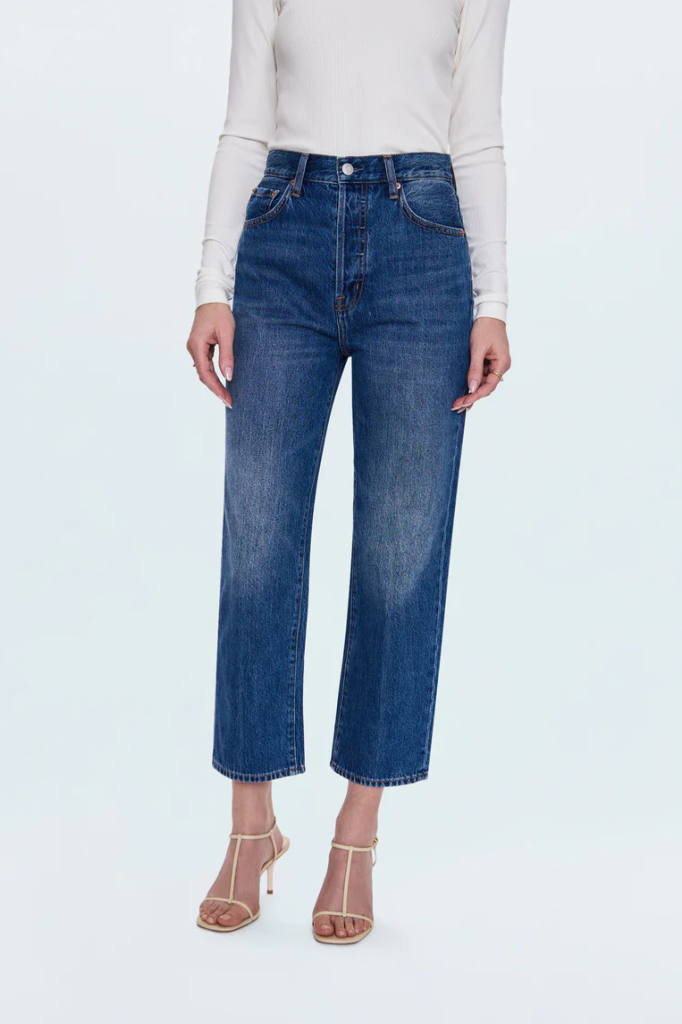 Cassie Fairview High Rise Crop Straight