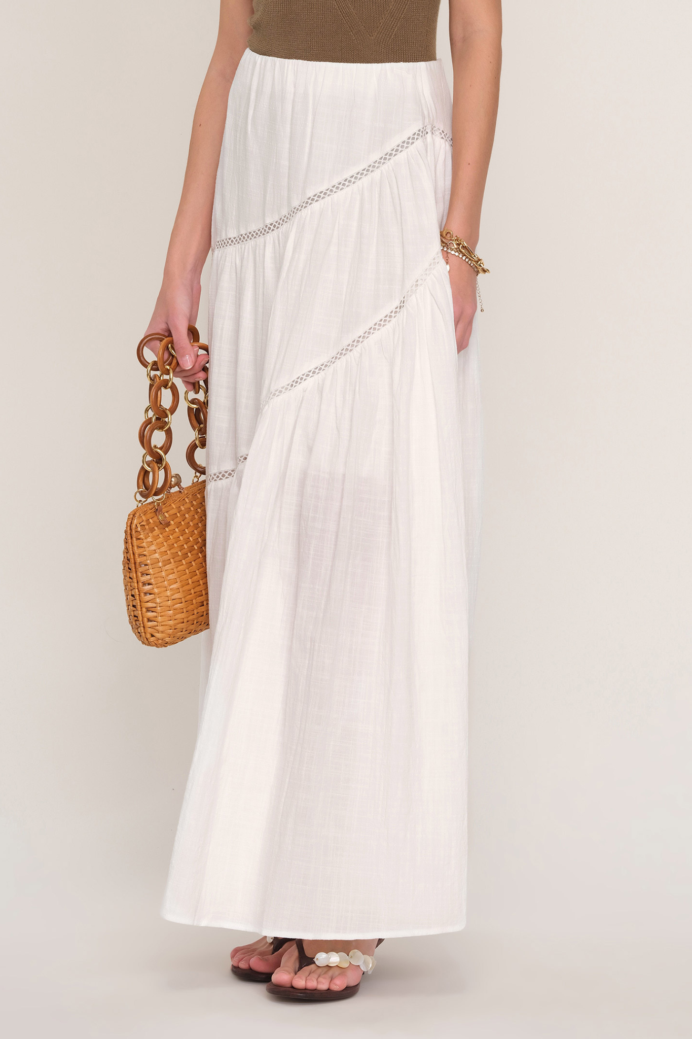 Frankie Eggshell Skirt