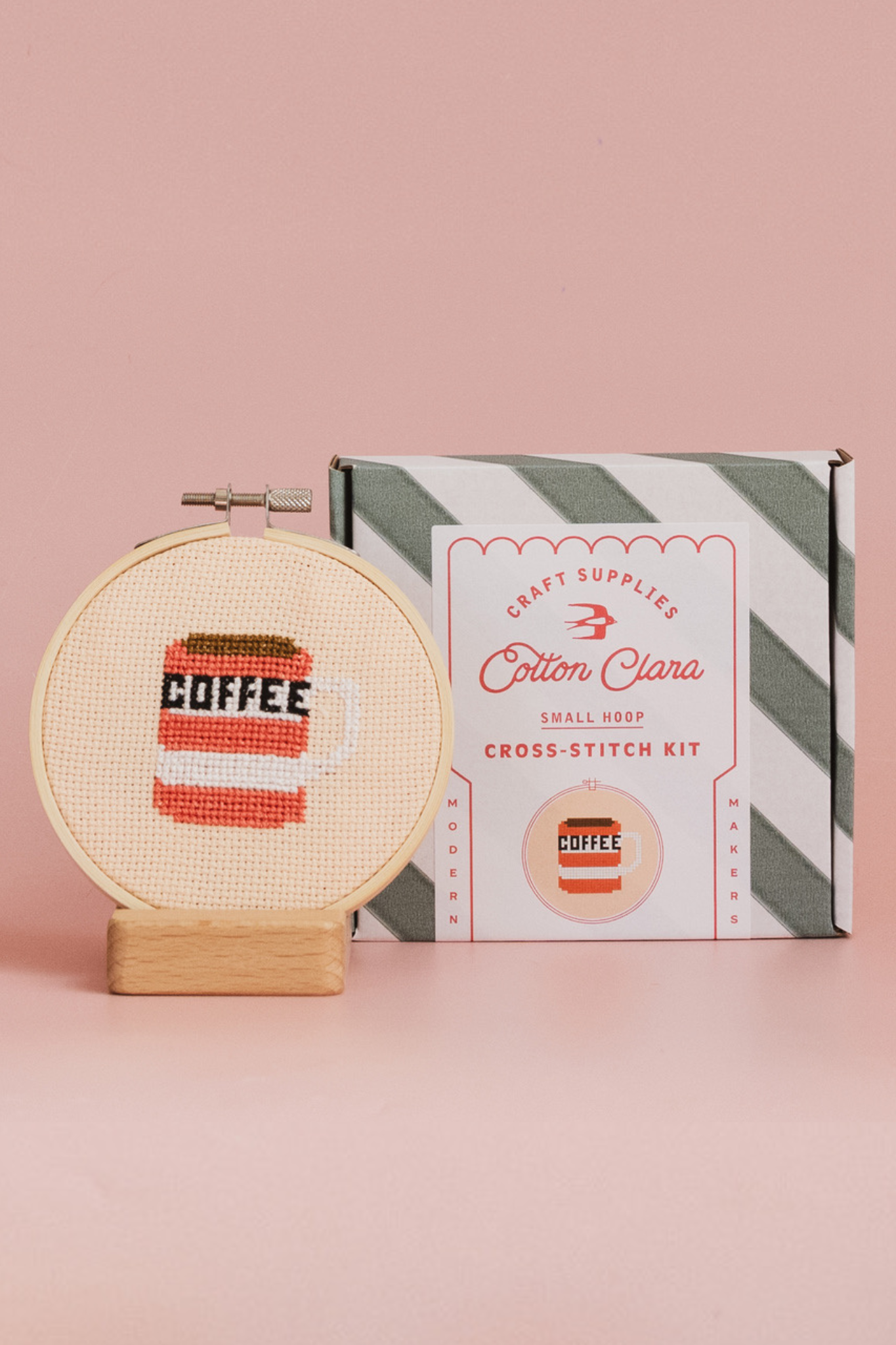 Coffee Cup Cross Stitch Kit