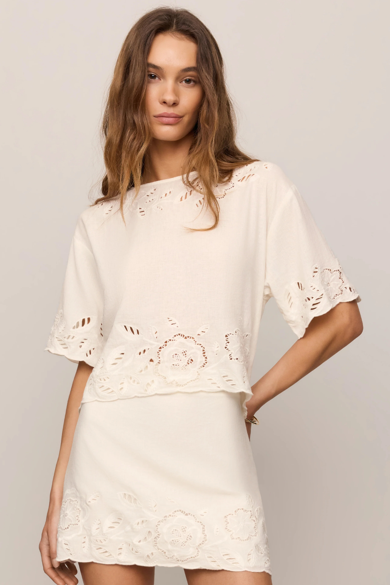 Daya Embroidered Top
