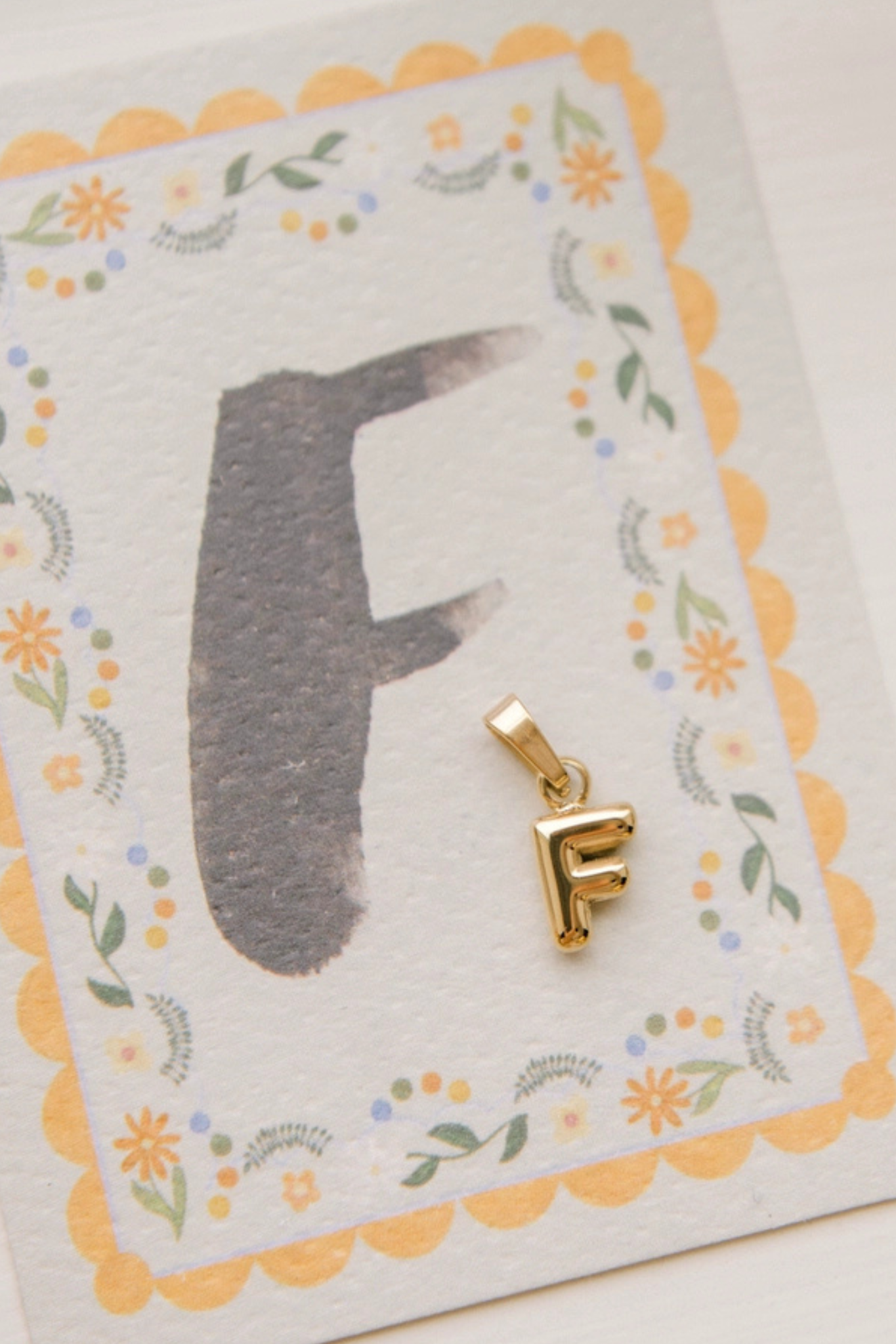 F - Letter Charm