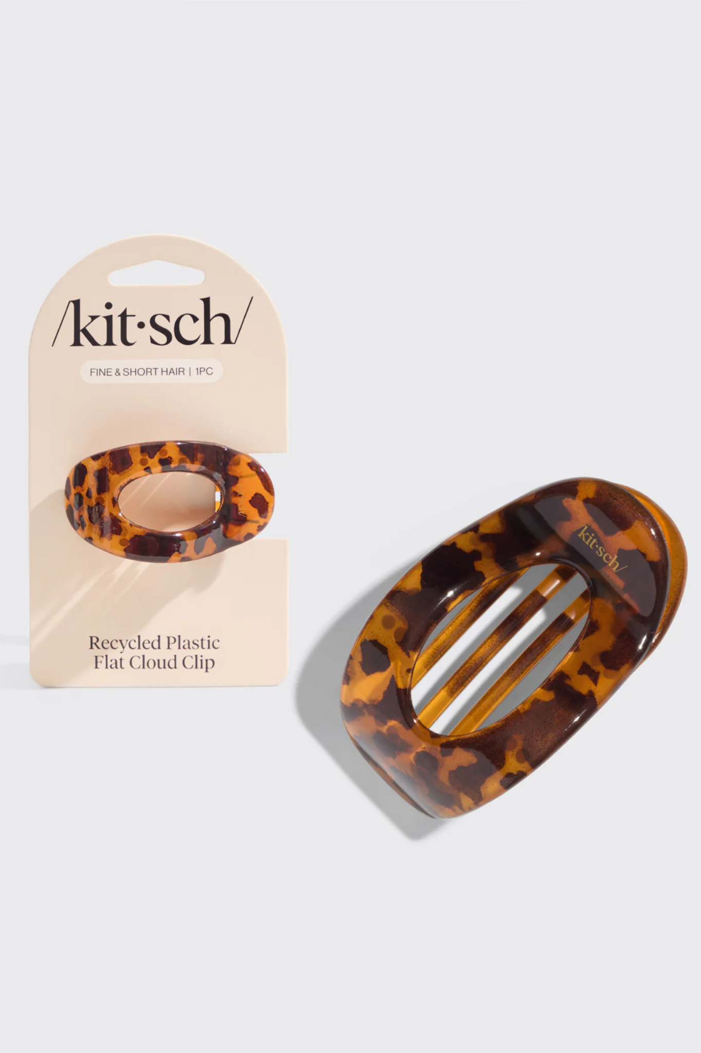 Small Tort Flat Claw Clip